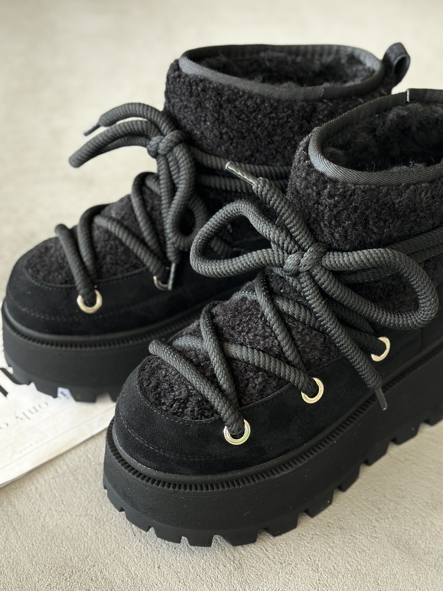 Угги женские экозамша шерсть