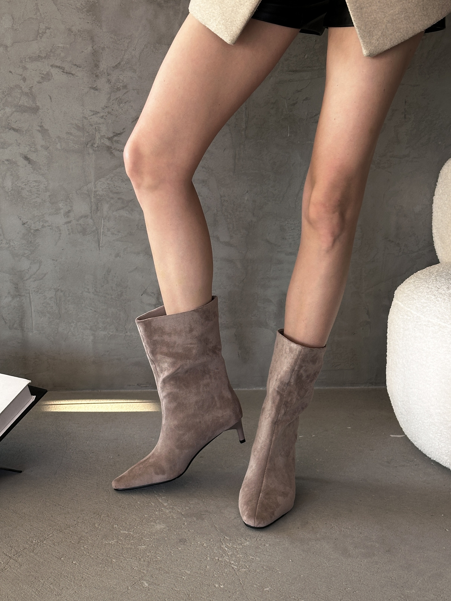 Сапоги женские текстиль