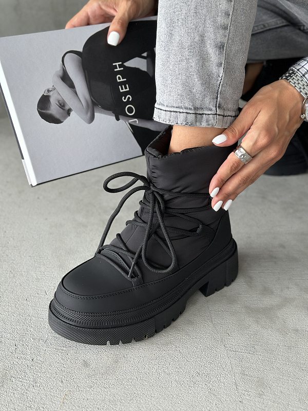 Ботинки женские текстиль шерсть