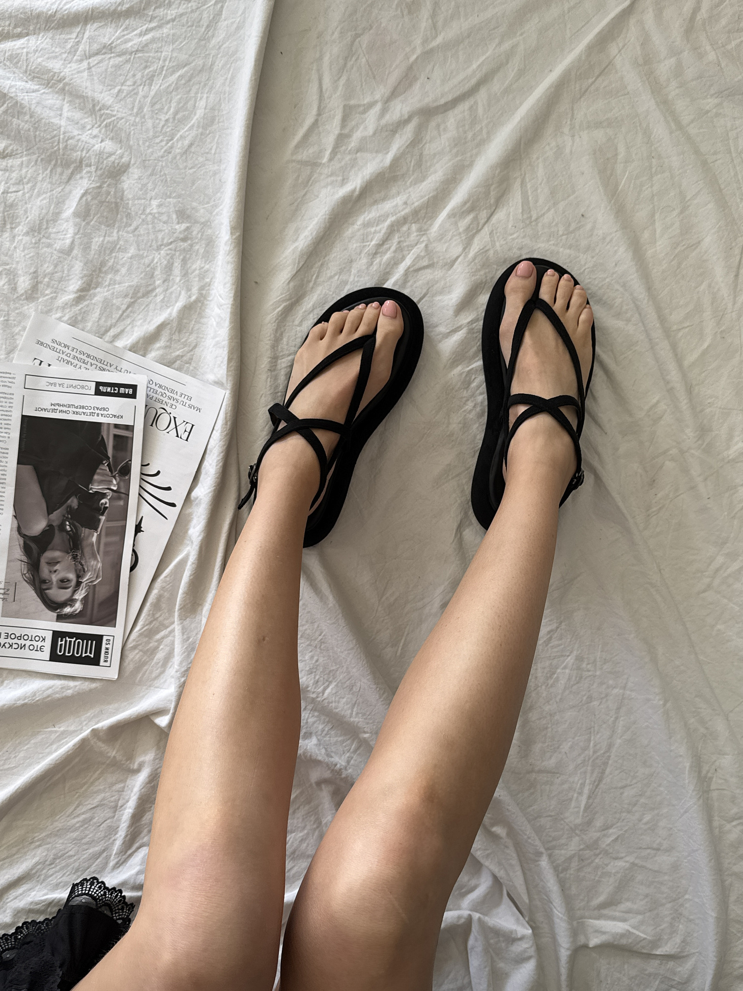 Босоножки женские текстиль