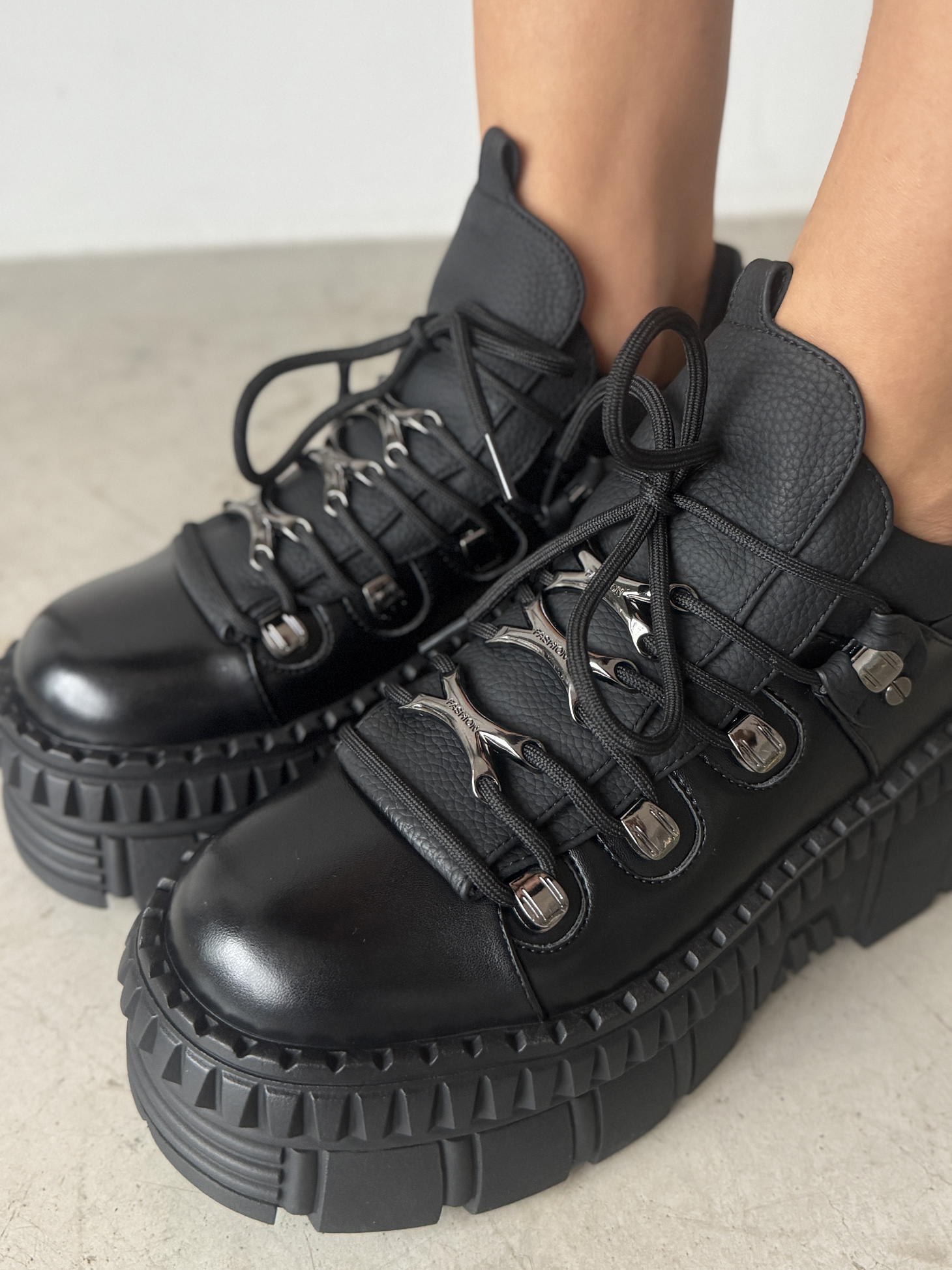 Ботинки женские экокожа