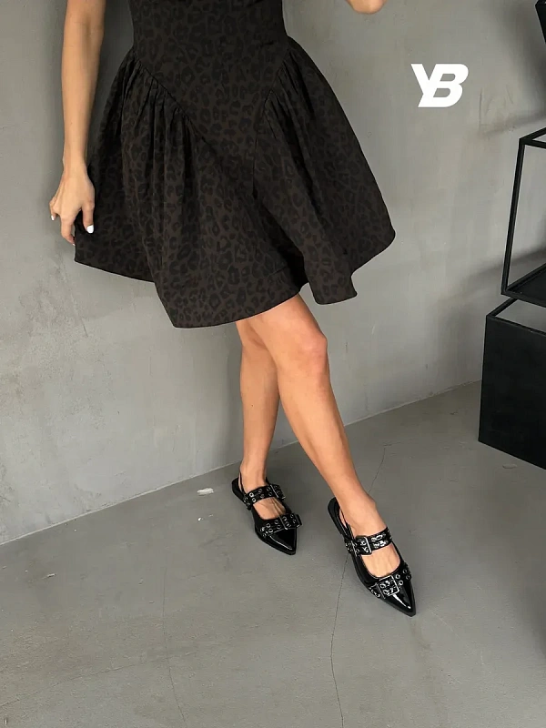 Туфли женские экокожа лак