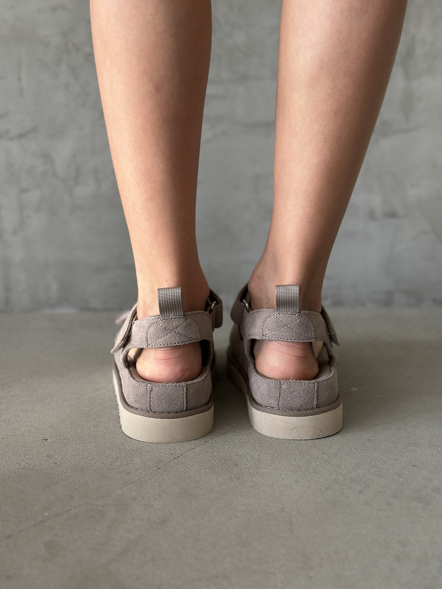 Босоножки женские натуральная замша