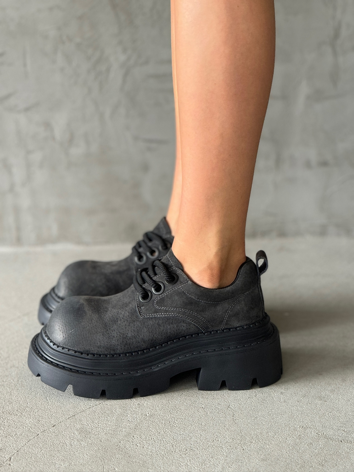 Ботинки женские натуральная замша