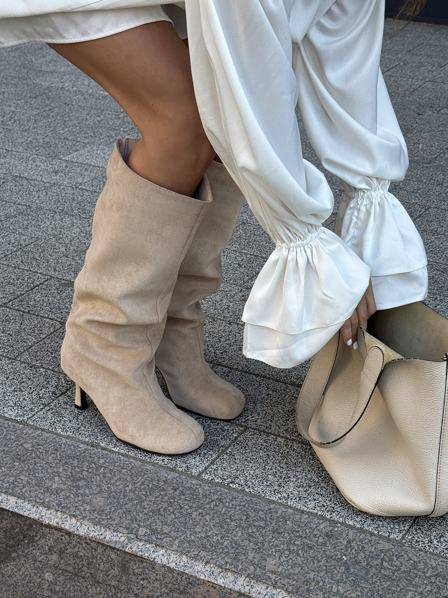 Сапоги женские текстиль