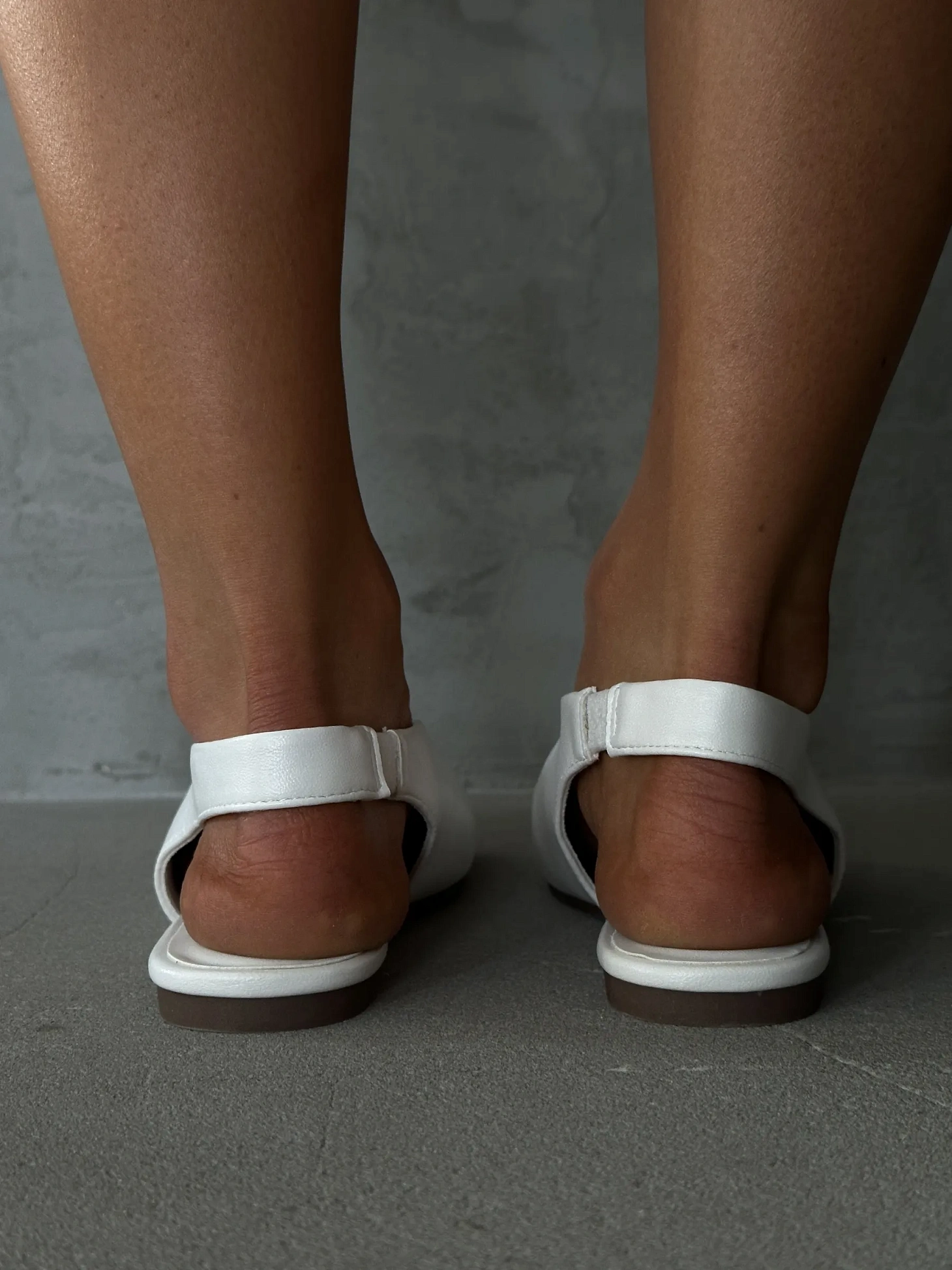 Балетки женские летние с открытой пяткой