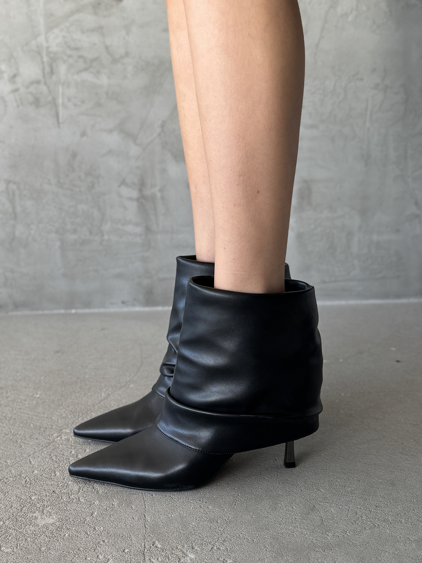 Ботильоны женские экокожа