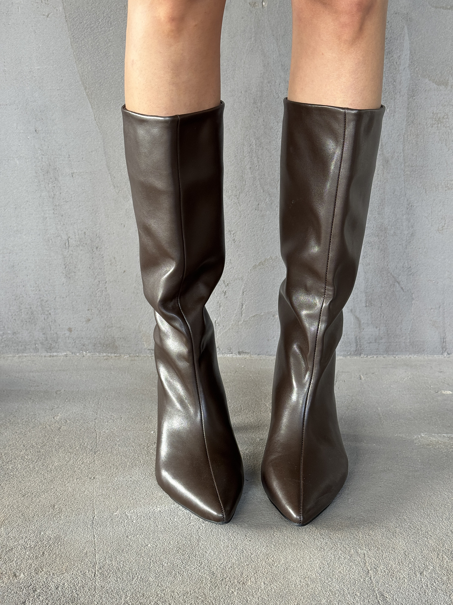 Сапоги женские экокожа