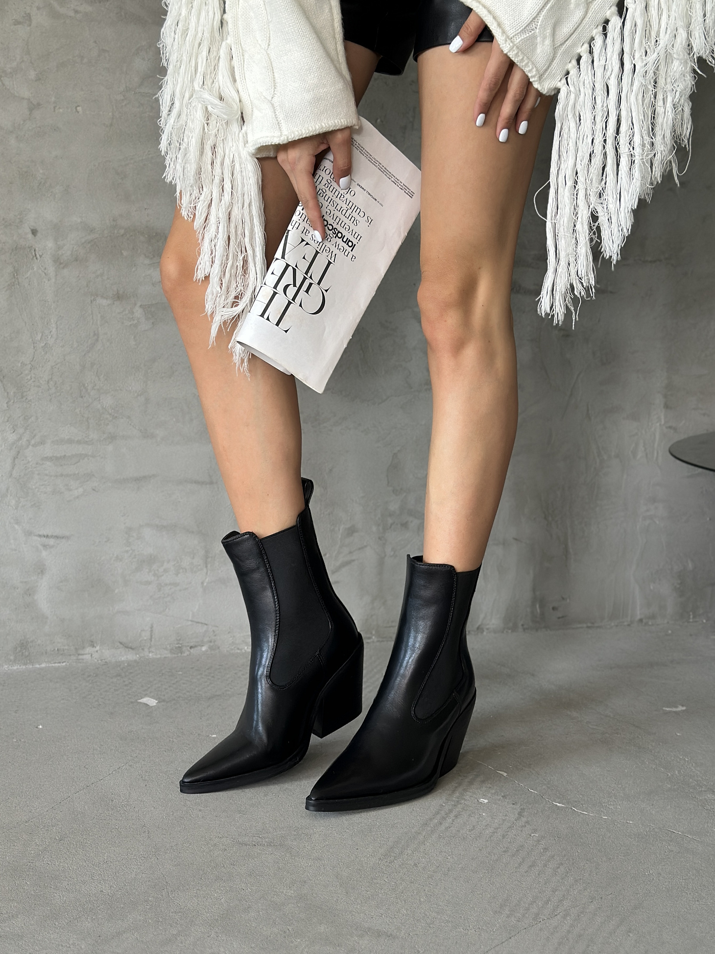 Казаки женские экокожа