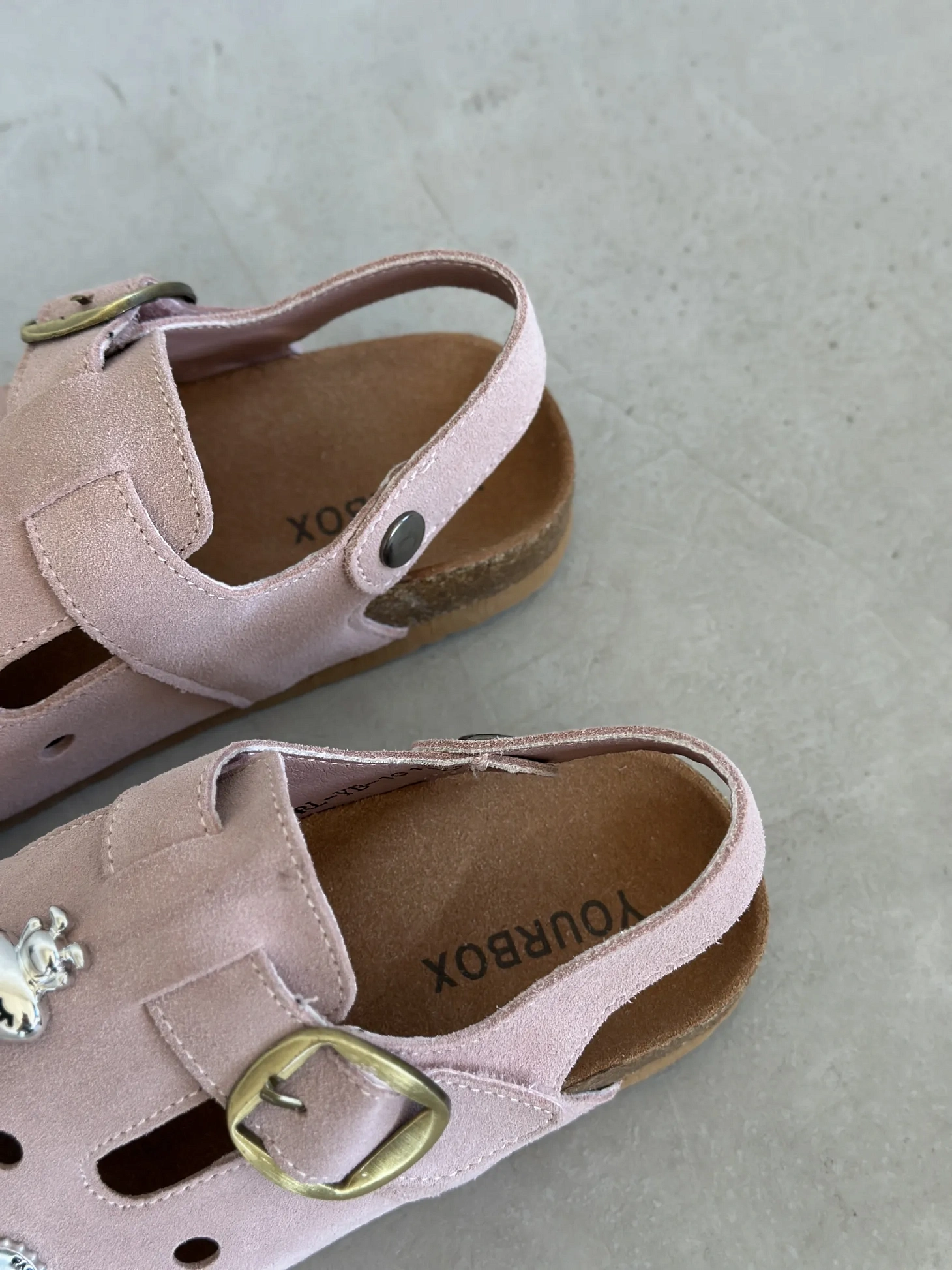 Летние сабо подростковые на высокой платформе