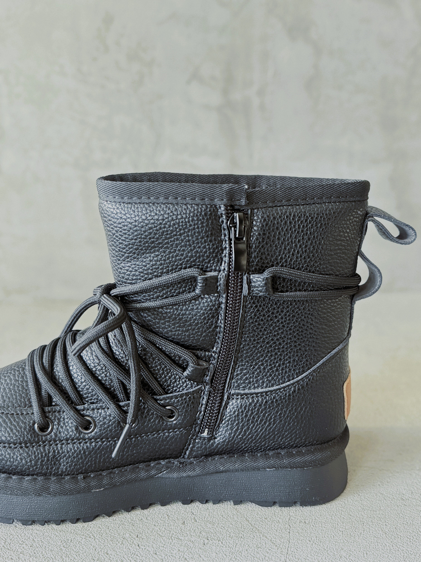 Ботинки детские экокожа шерсть