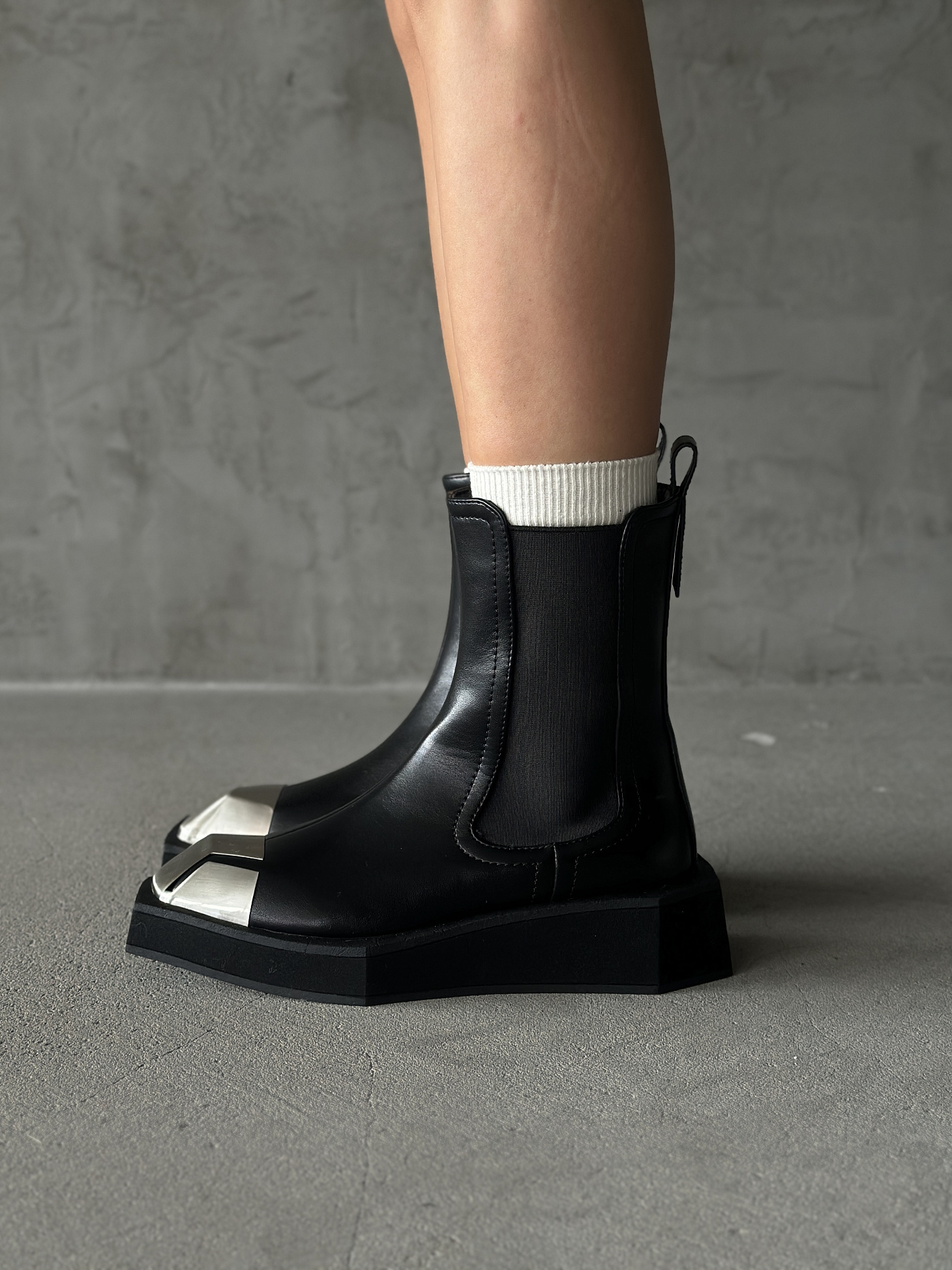 Ботинки женские экокожа