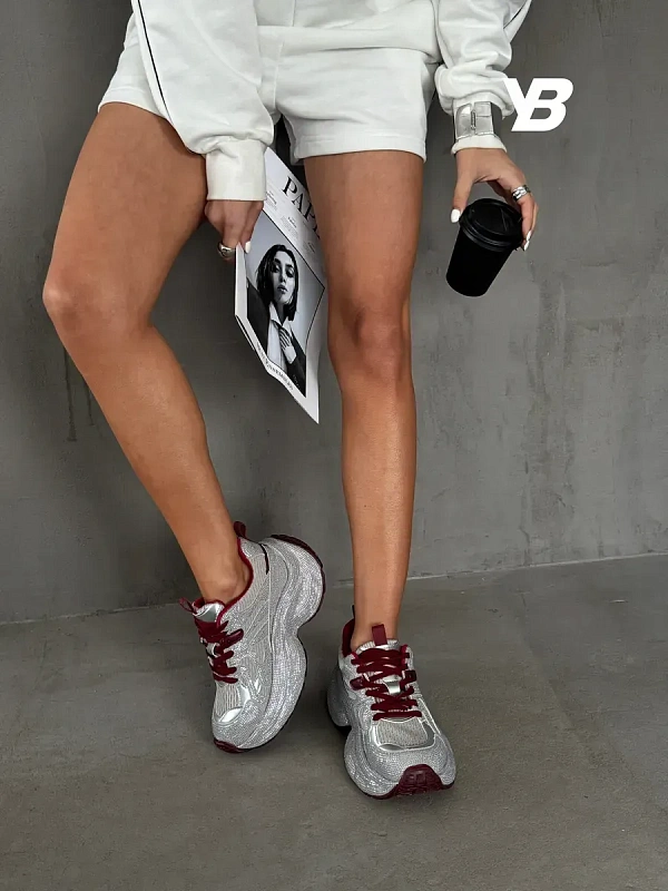 Кроссовки женские экокожа