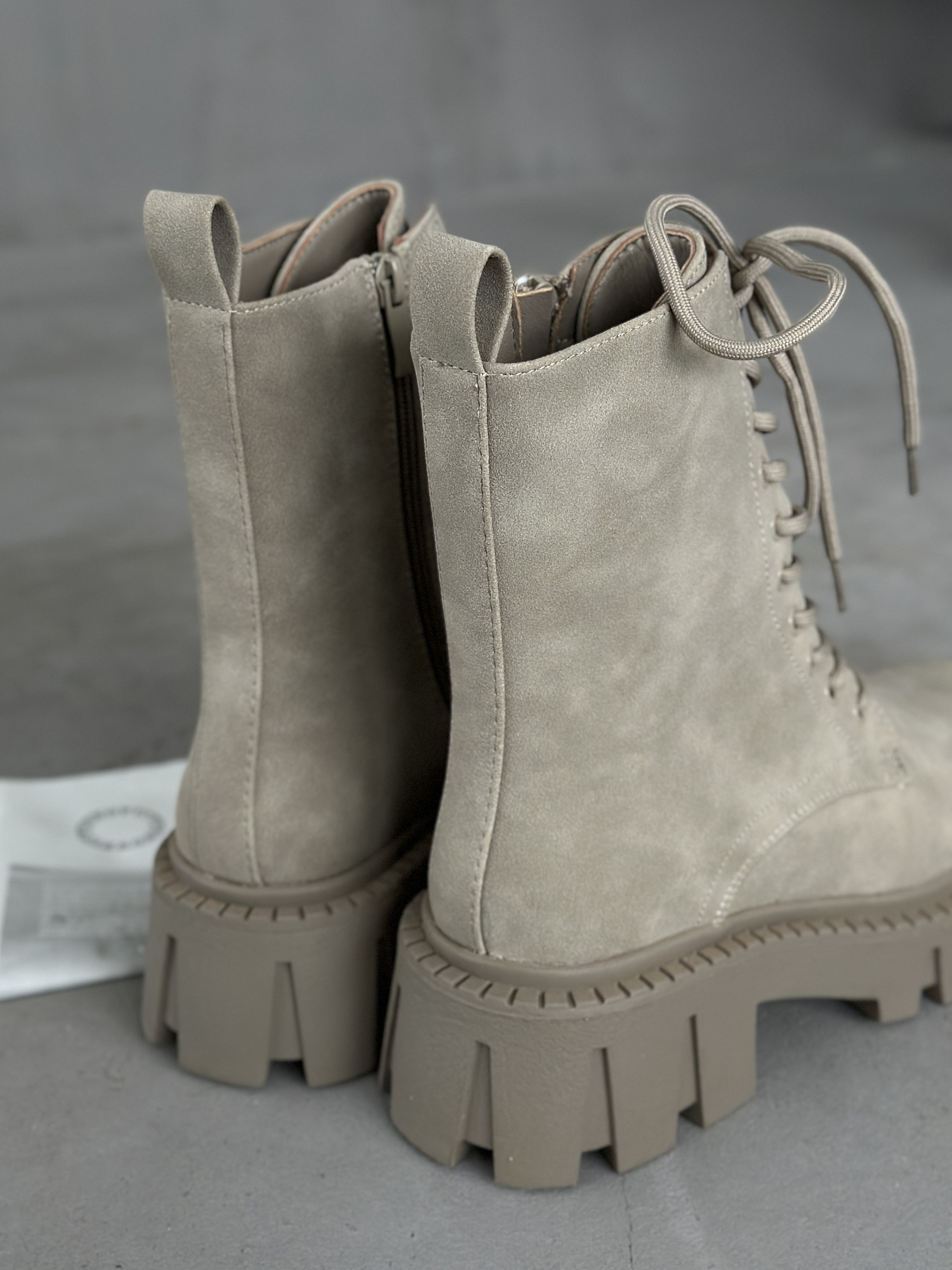 Ботинки женские экокожа