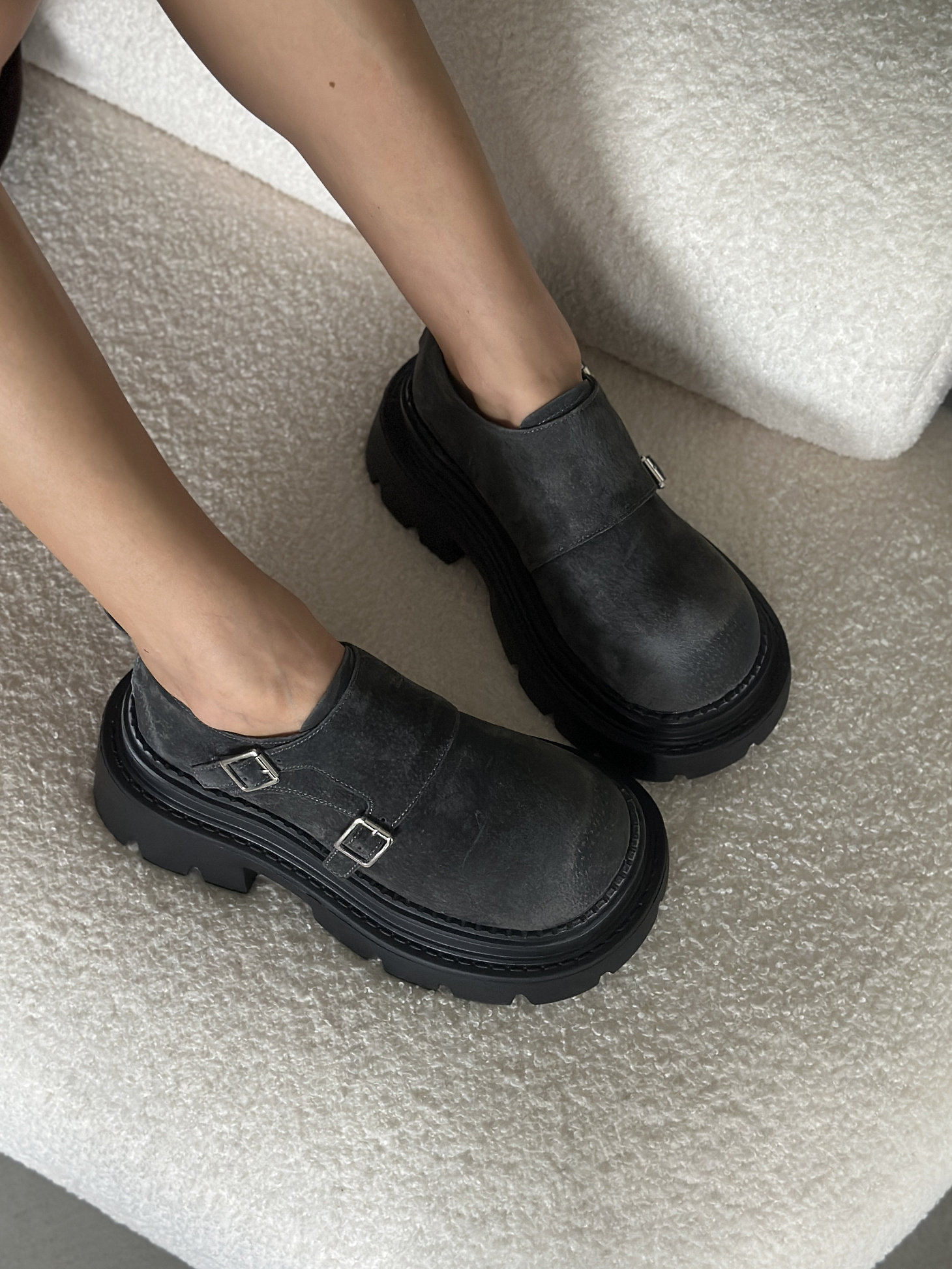 Ботинки женские натуральная замша