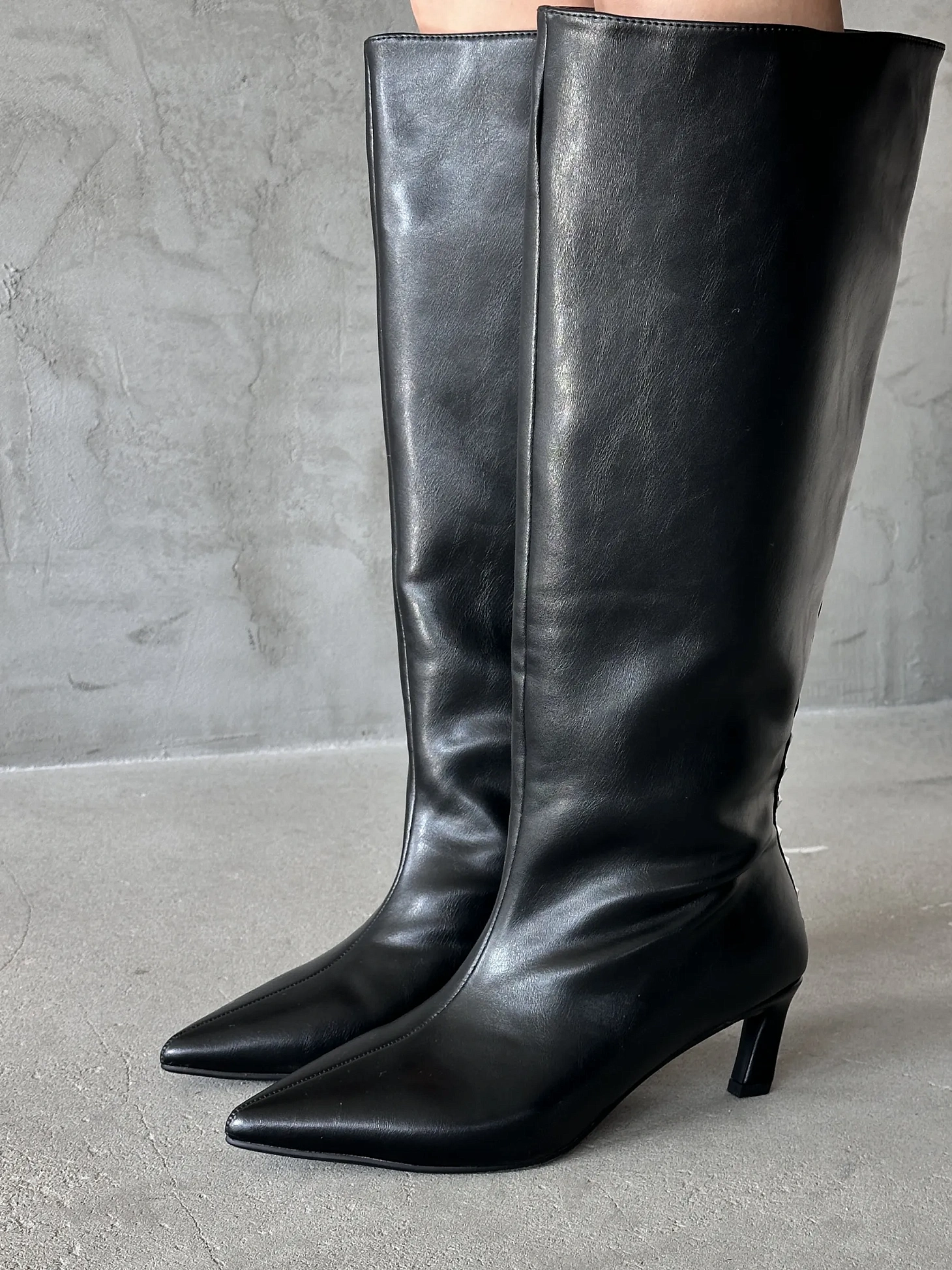 Сапоги женские экокожа