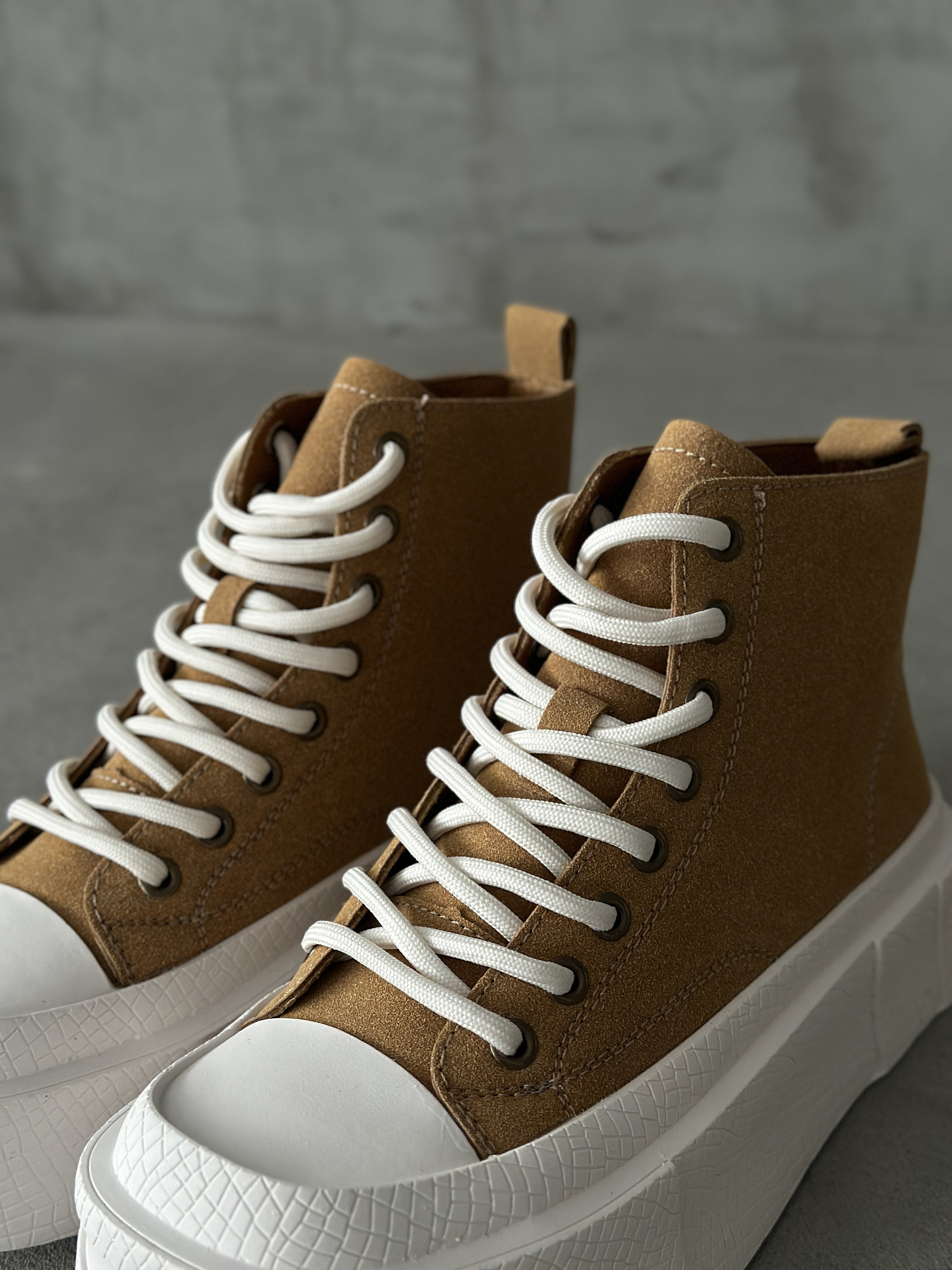 Кеды женские экозамша