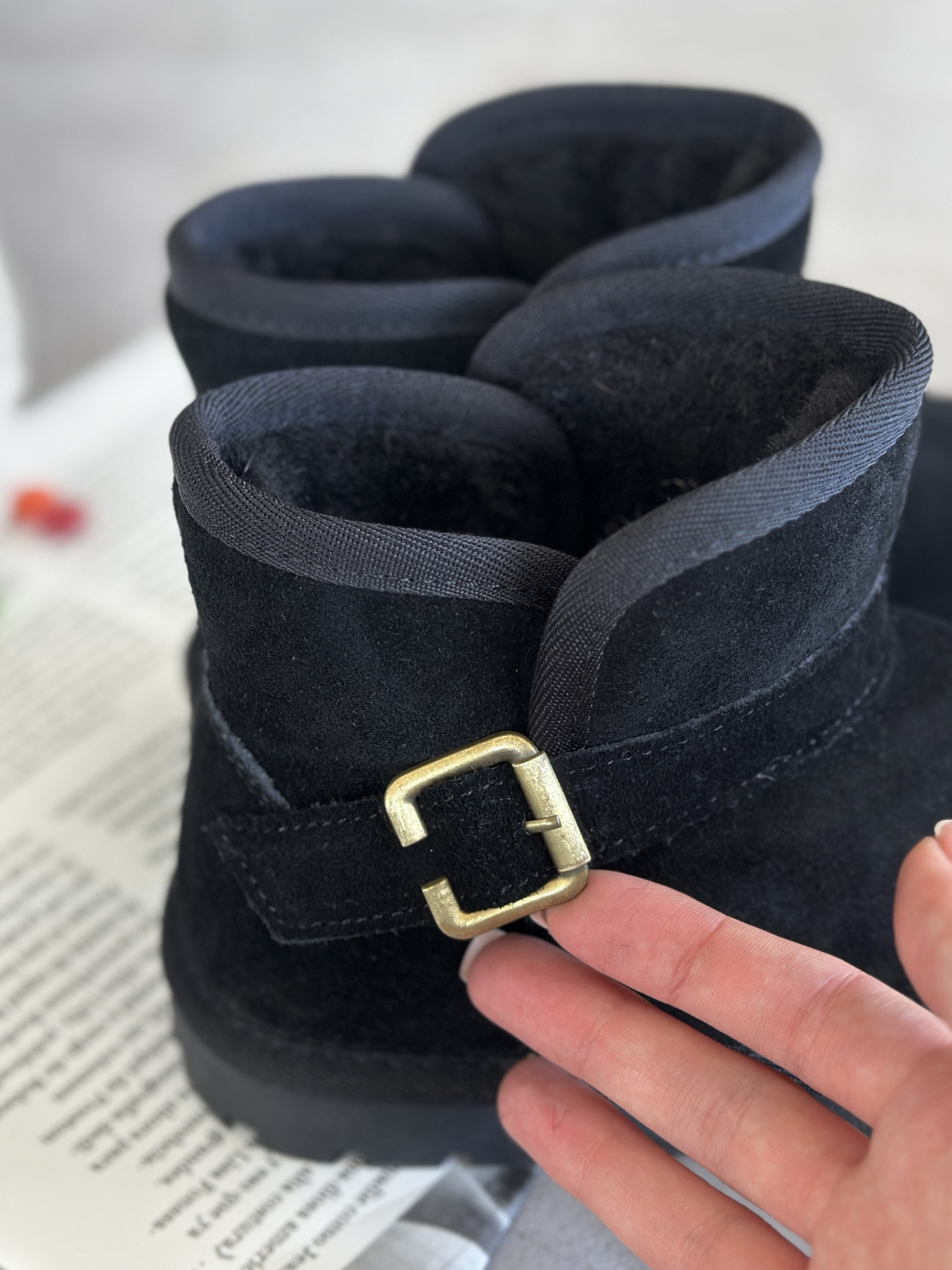 Угги детские натуральная замша шерсть