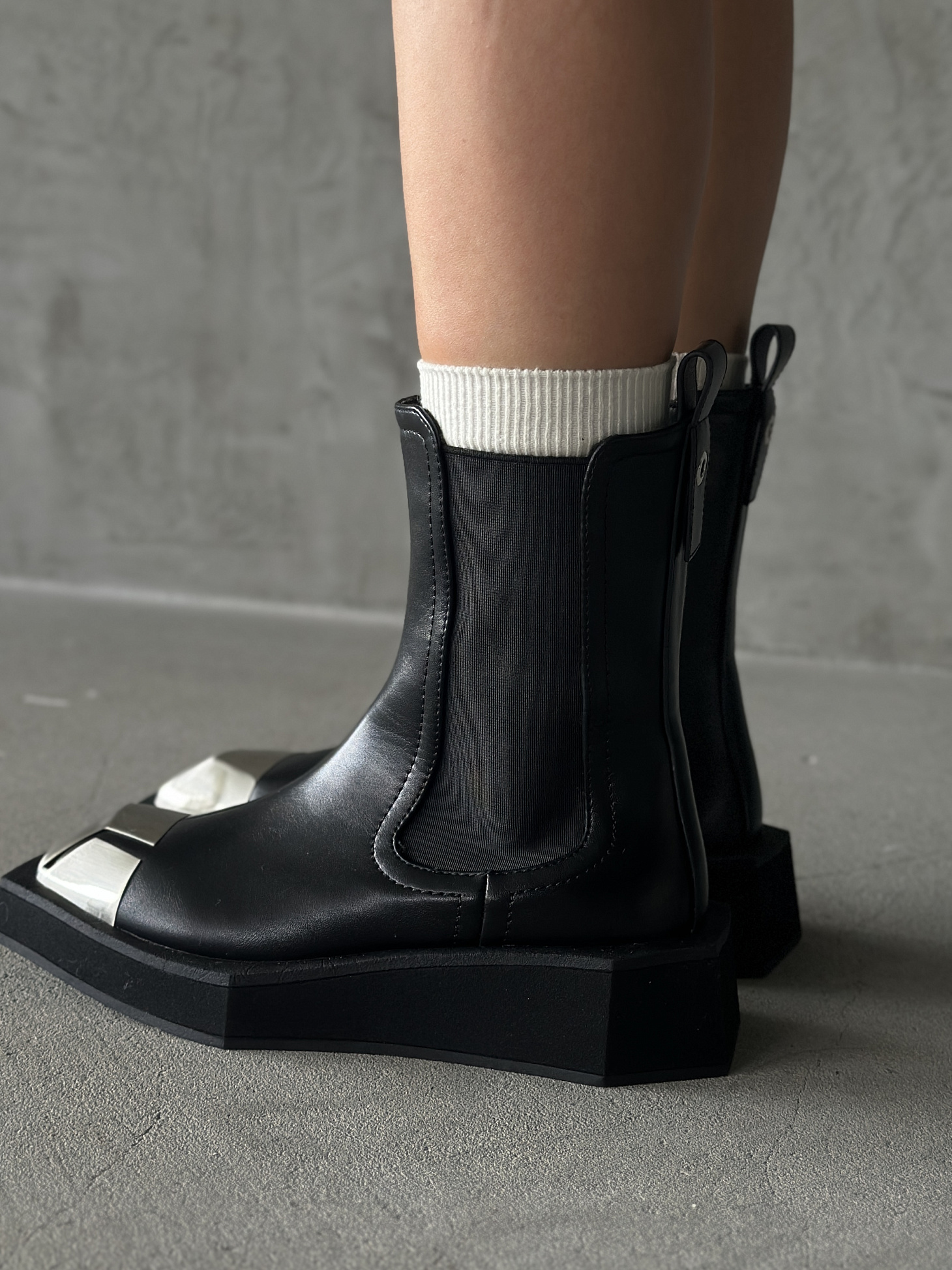 Ботинки женские экокожа