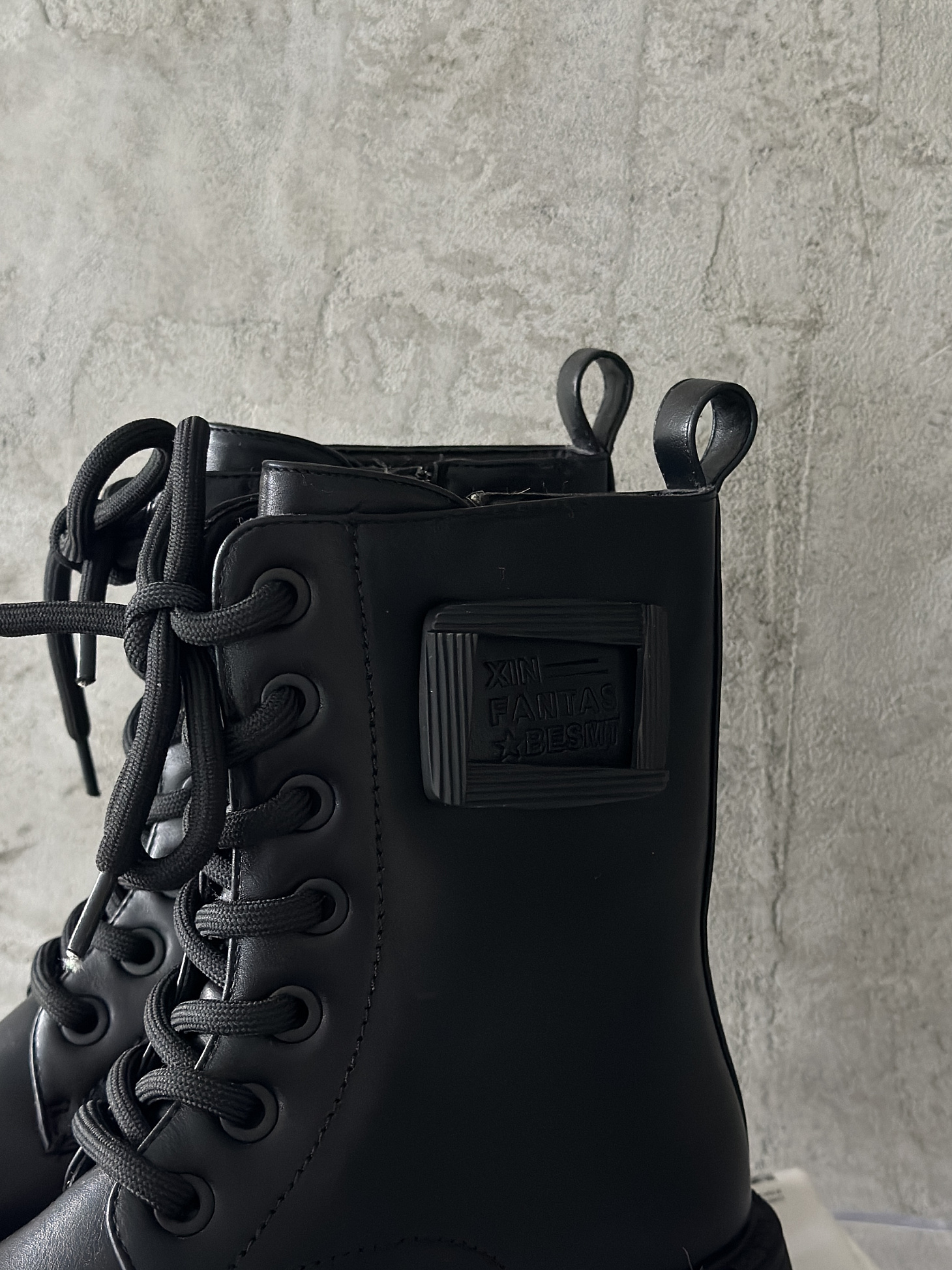 Ботинки детские экокожа шерсть