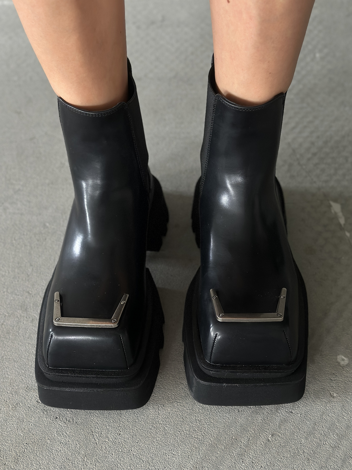 Ботинки женские экокожа