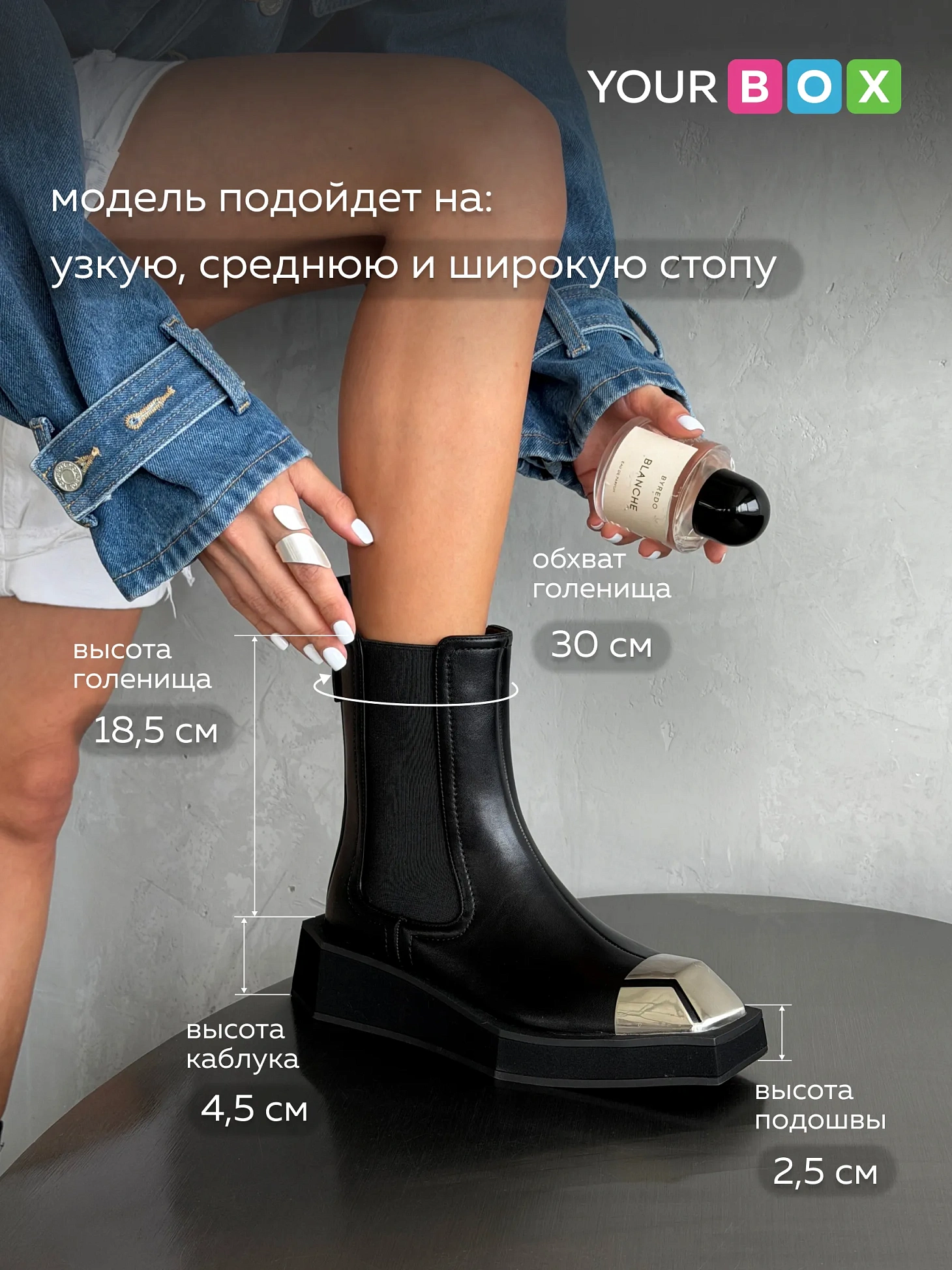 Ботинки женские экокожа