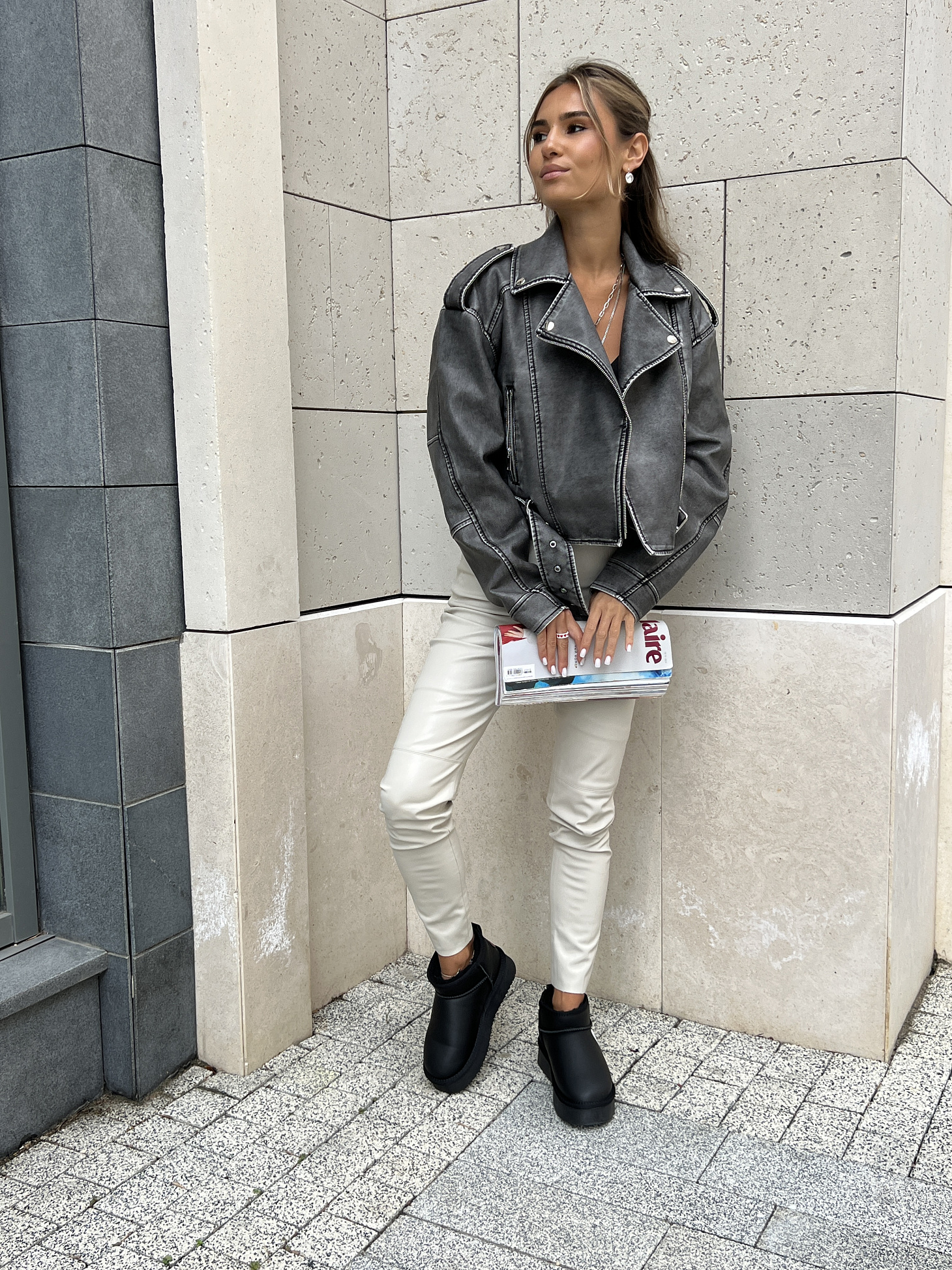 Угги женские кожа шерсть