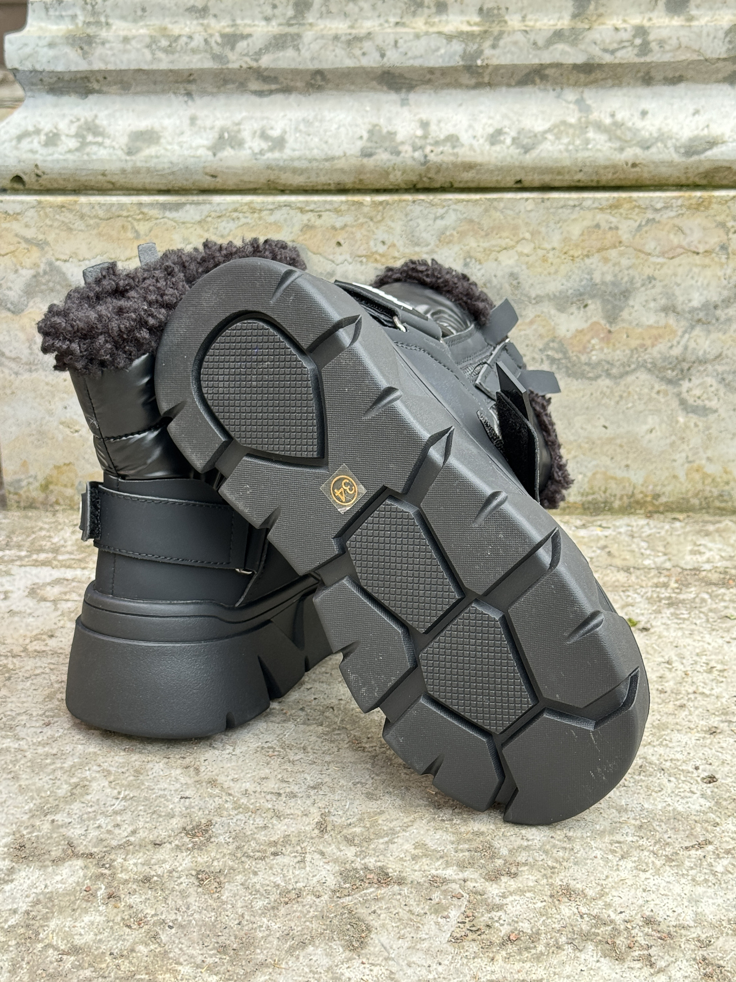 Ботинки детские текстиль шерсть