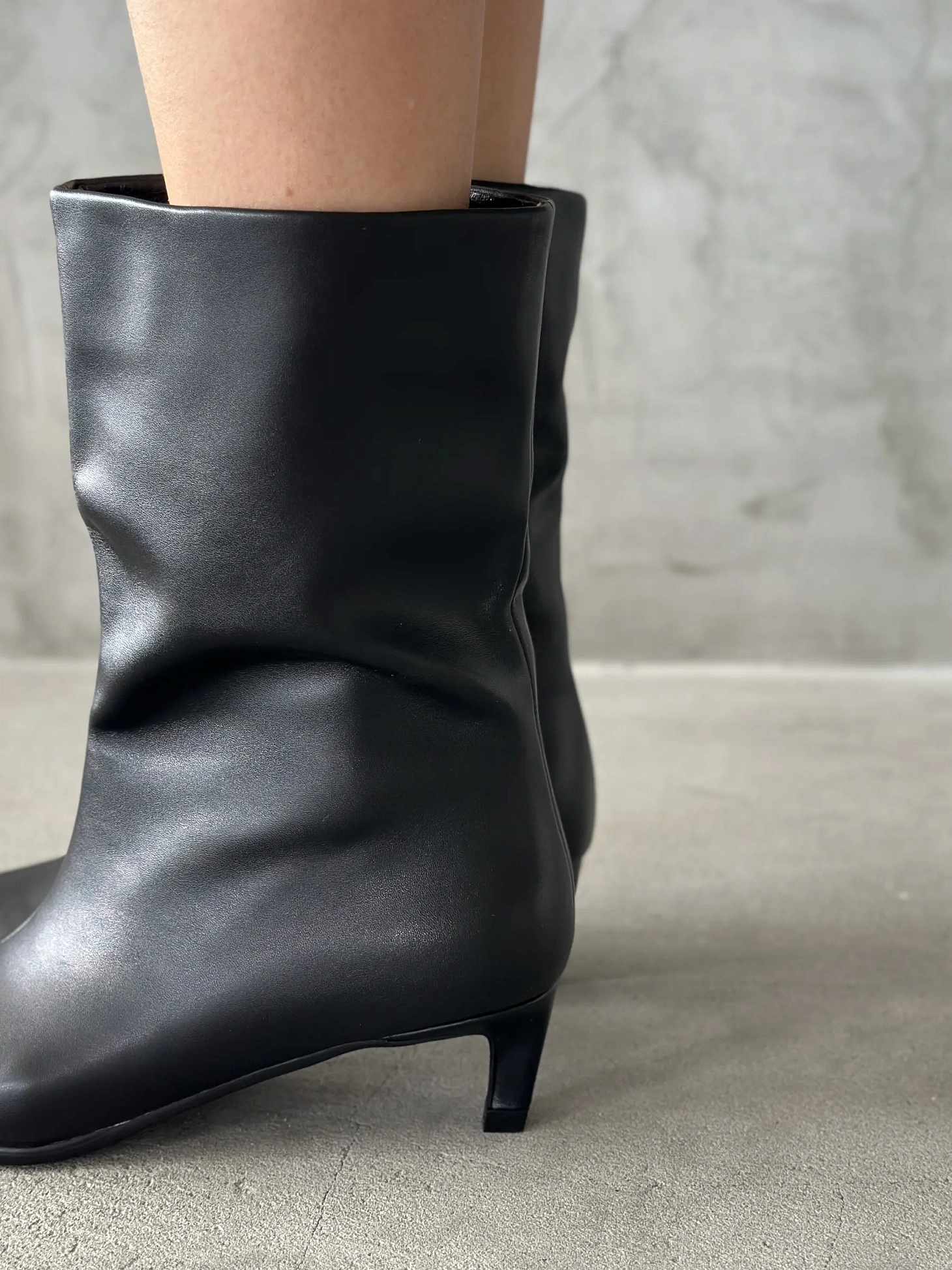 Ботильоны женские экокожа