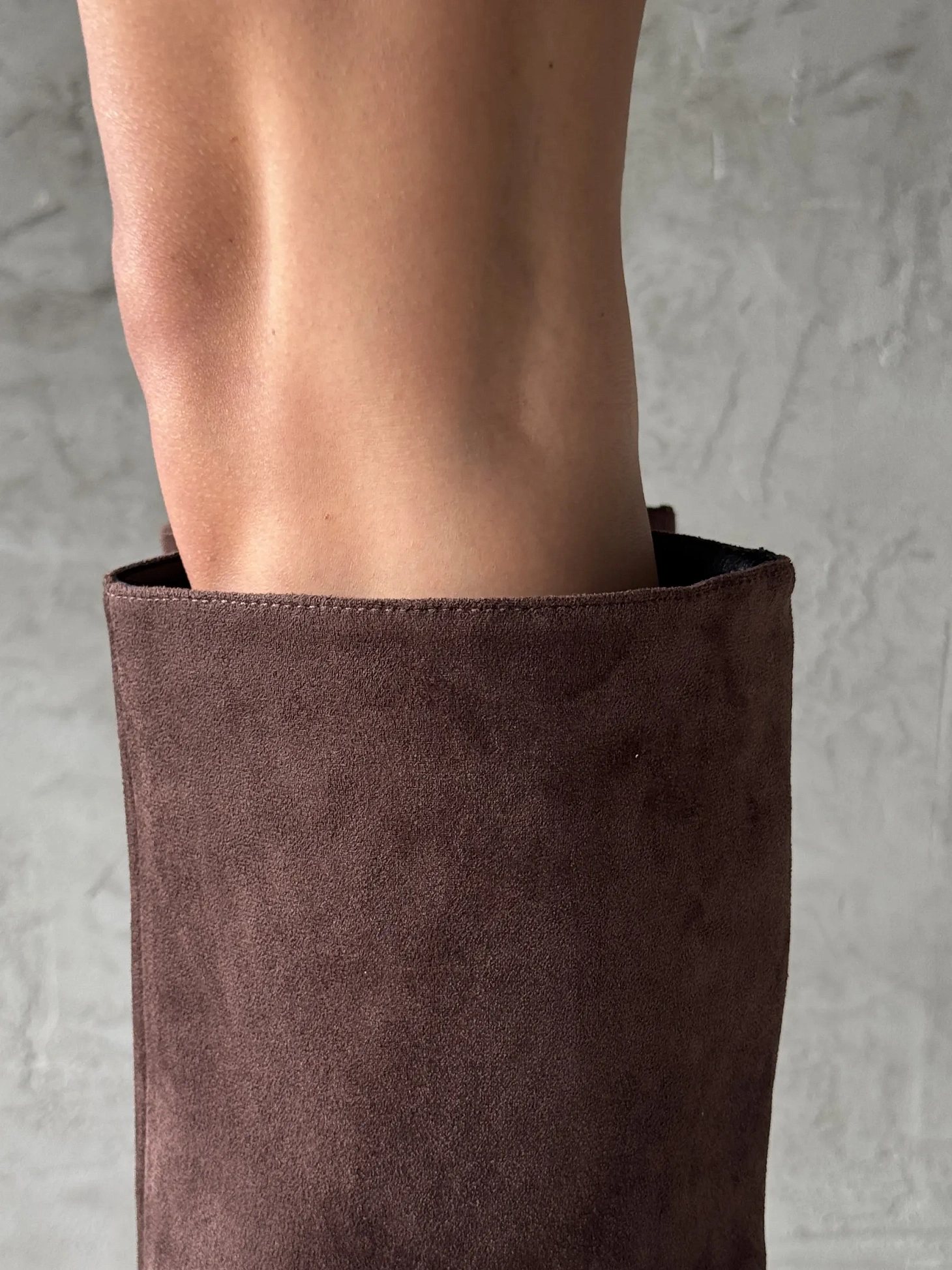 Сапоги женские экозамша