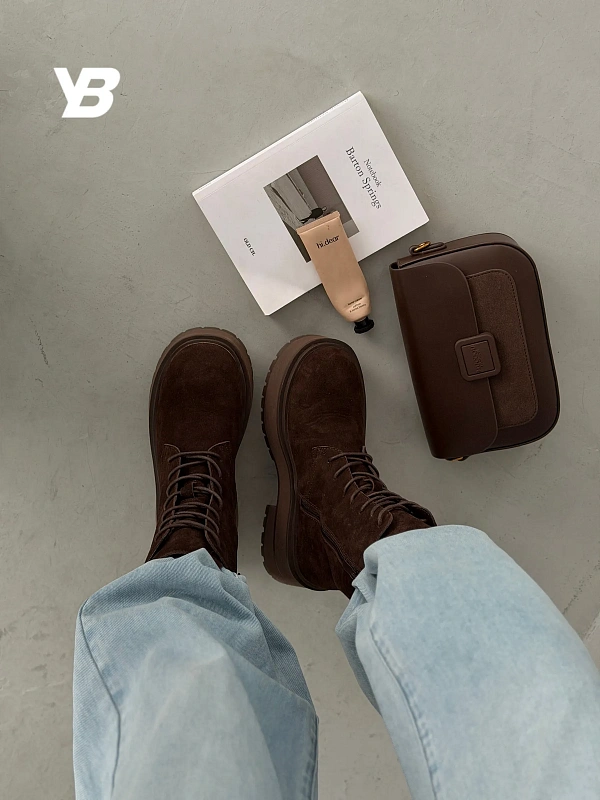 Ботинки женские натуральная замша