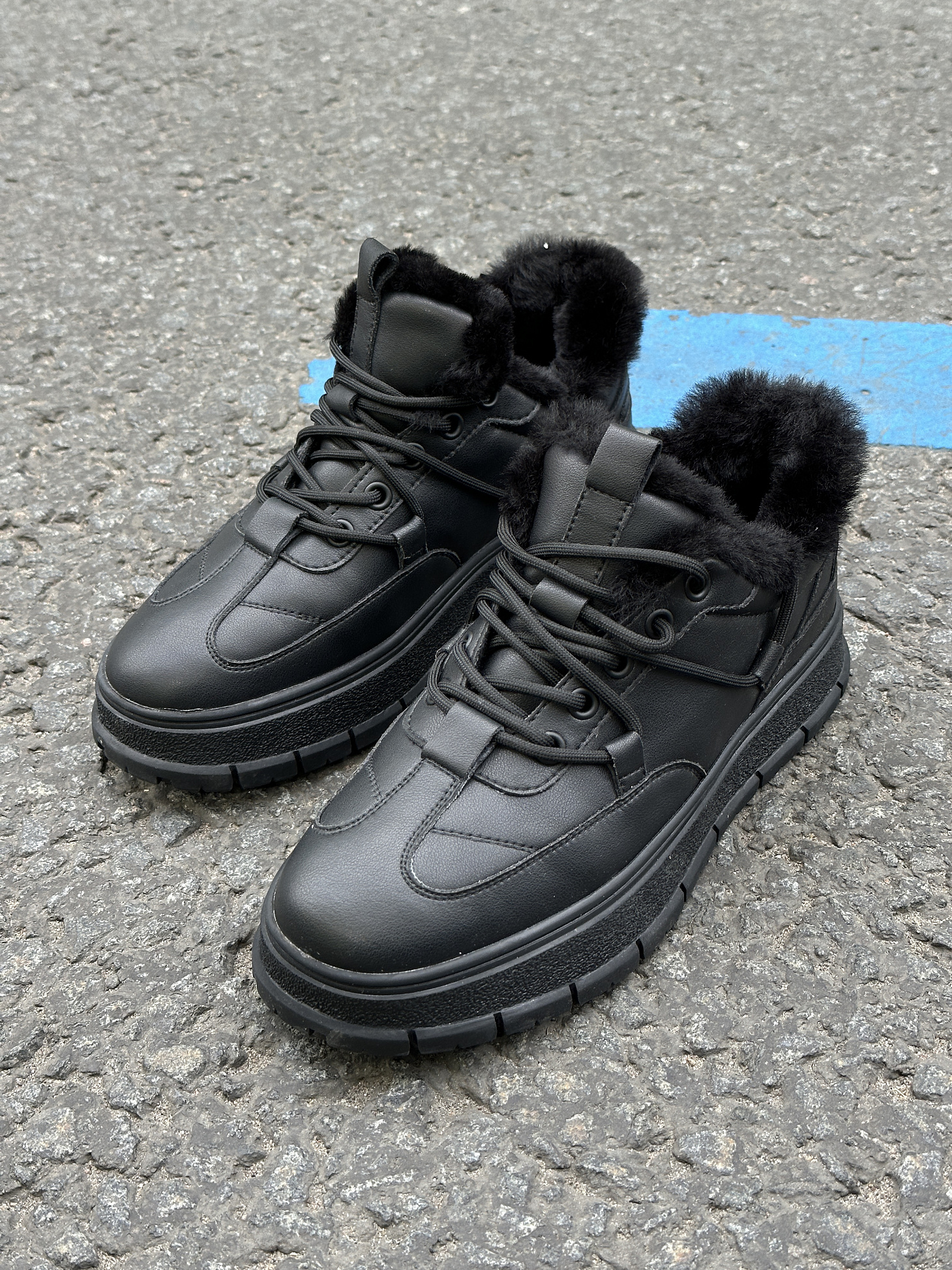 Угги женские кожа шерсть