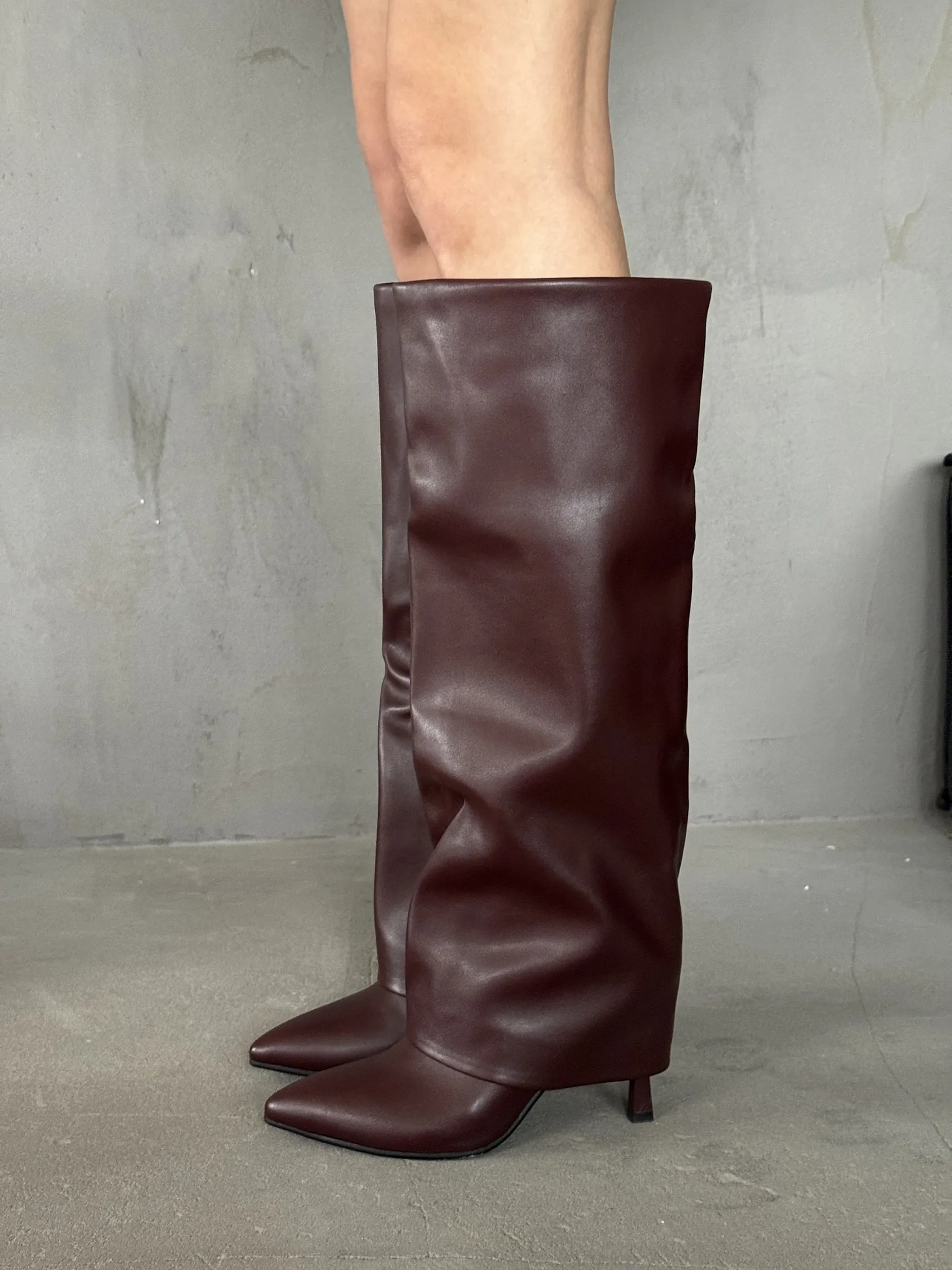 Сапоги женские экокожа