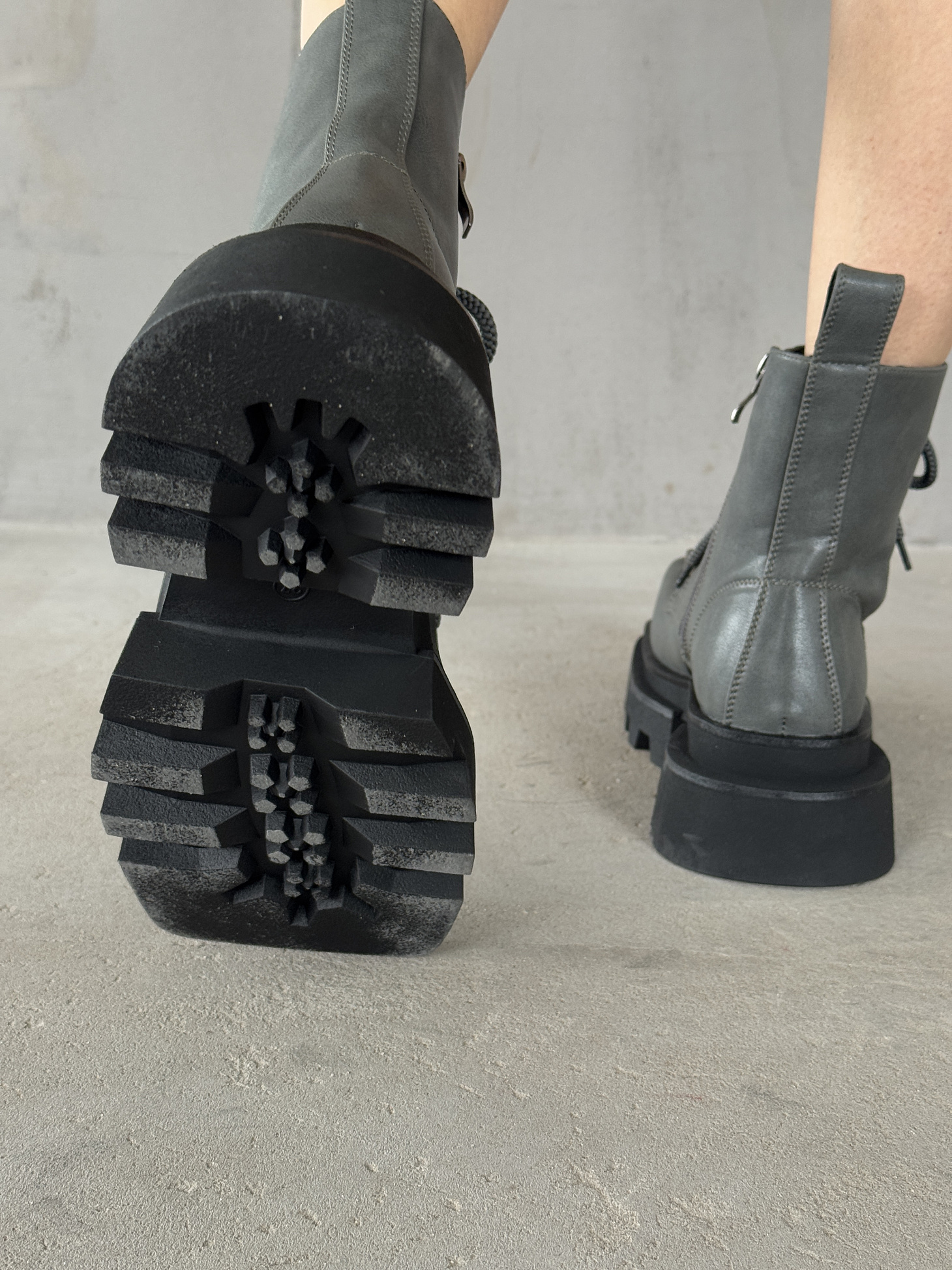 Ботинки женские экокожа