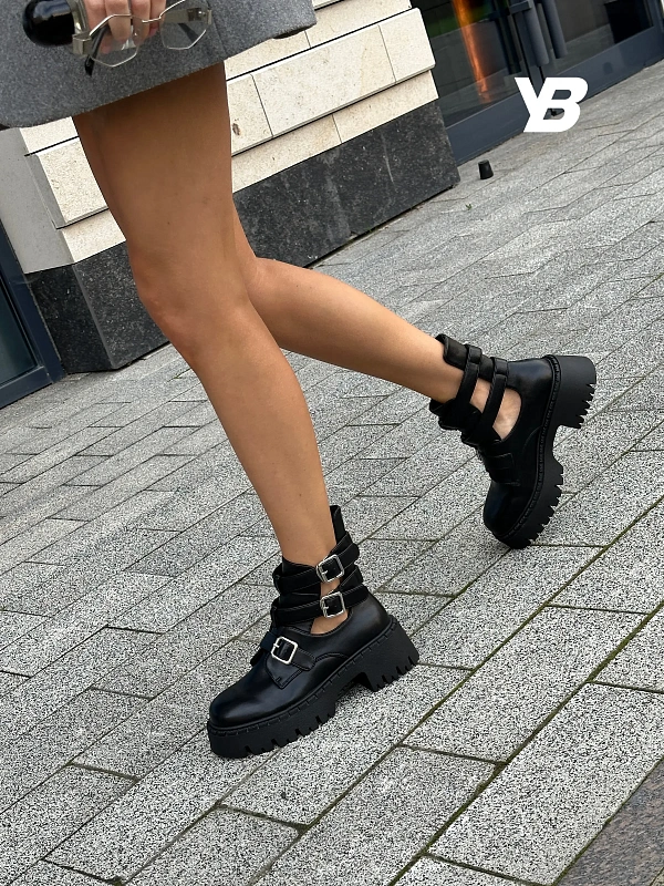 Ботинки женские экокожа микрофибра