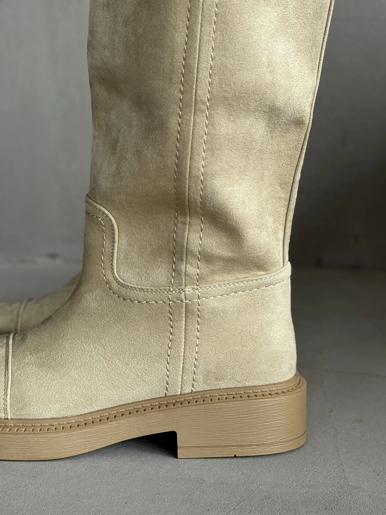 Сапоги женские экозамша