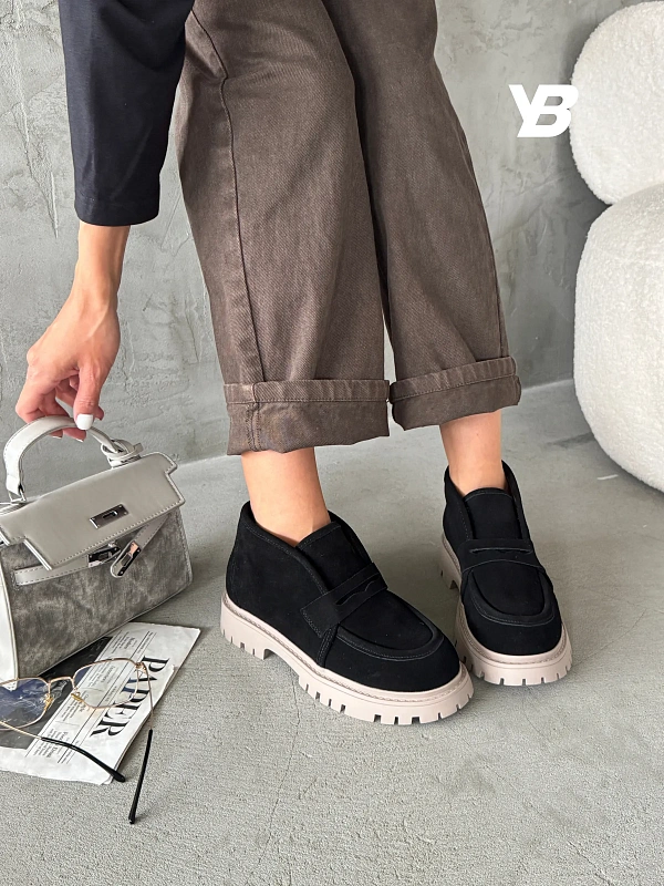 Ботинки женские натуральная замша