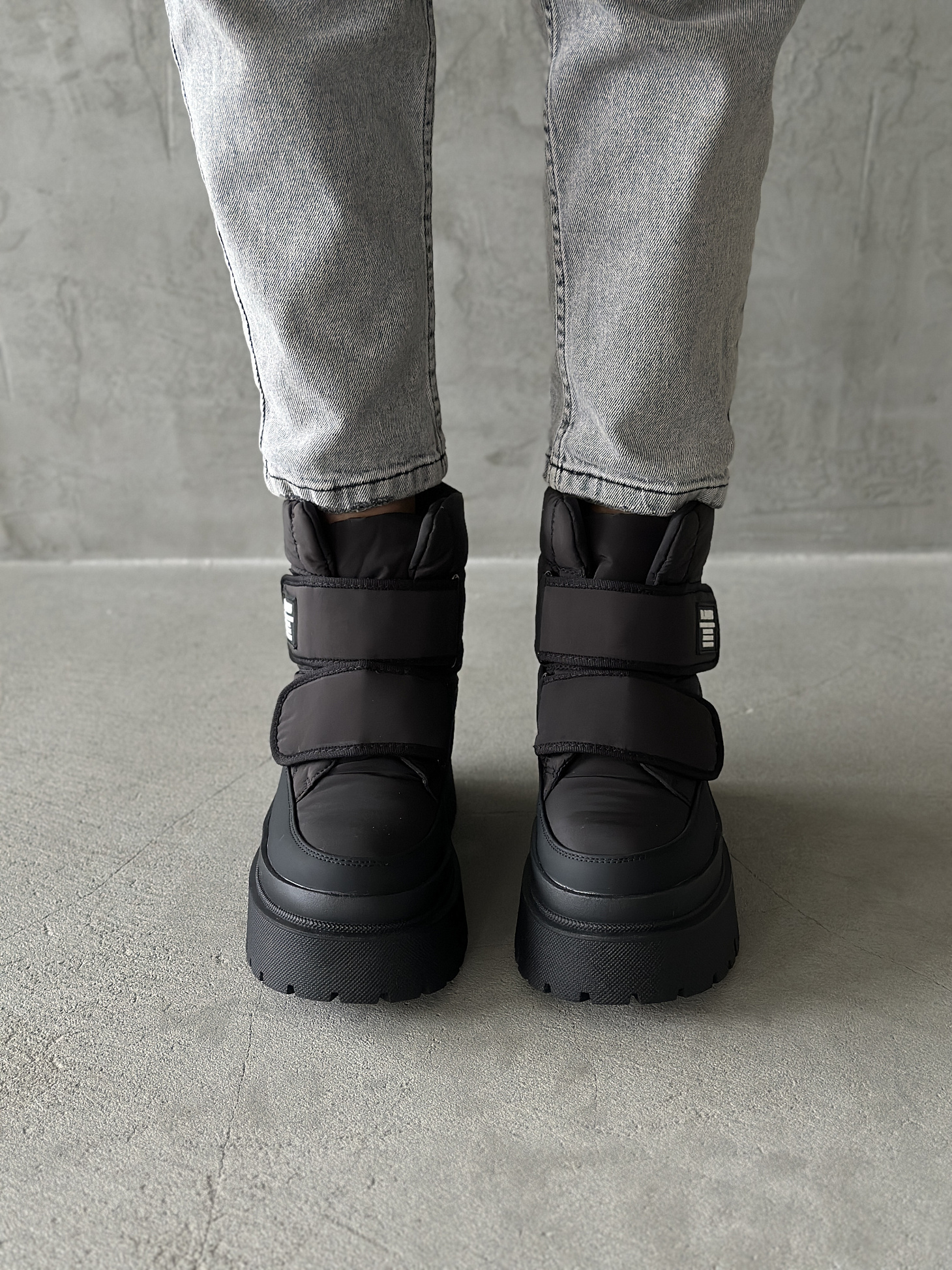 Дутики женские текстиль шерсть