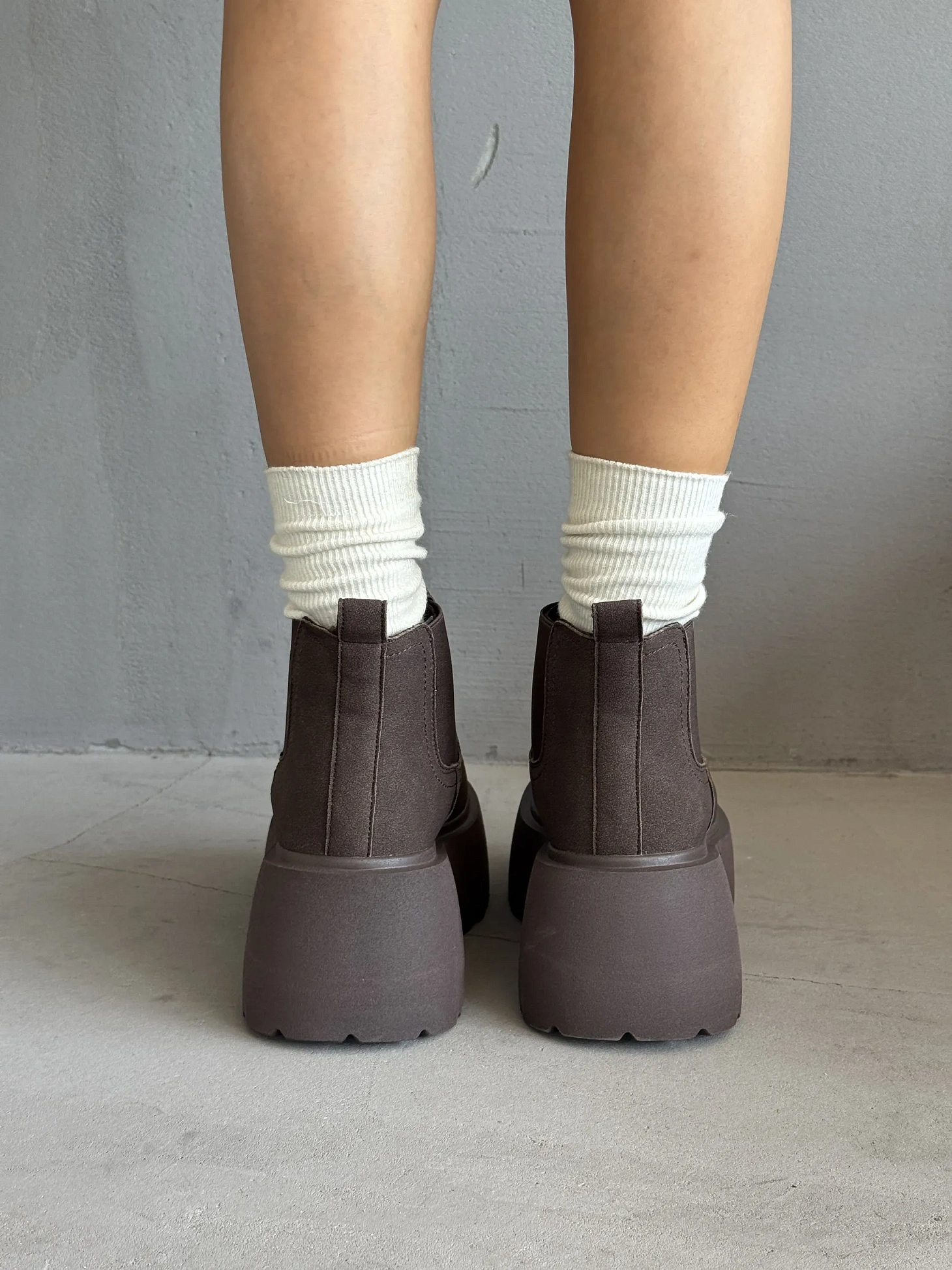 Ботинки женские текстиль шерсть