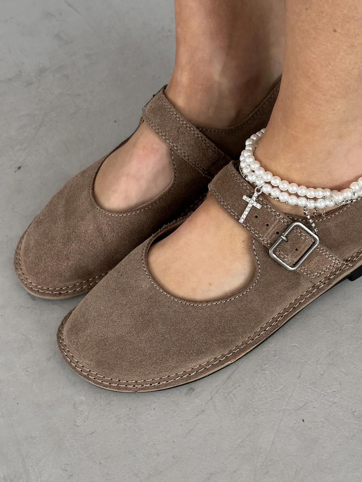 Балетки летние натуральная замша мэри джейн