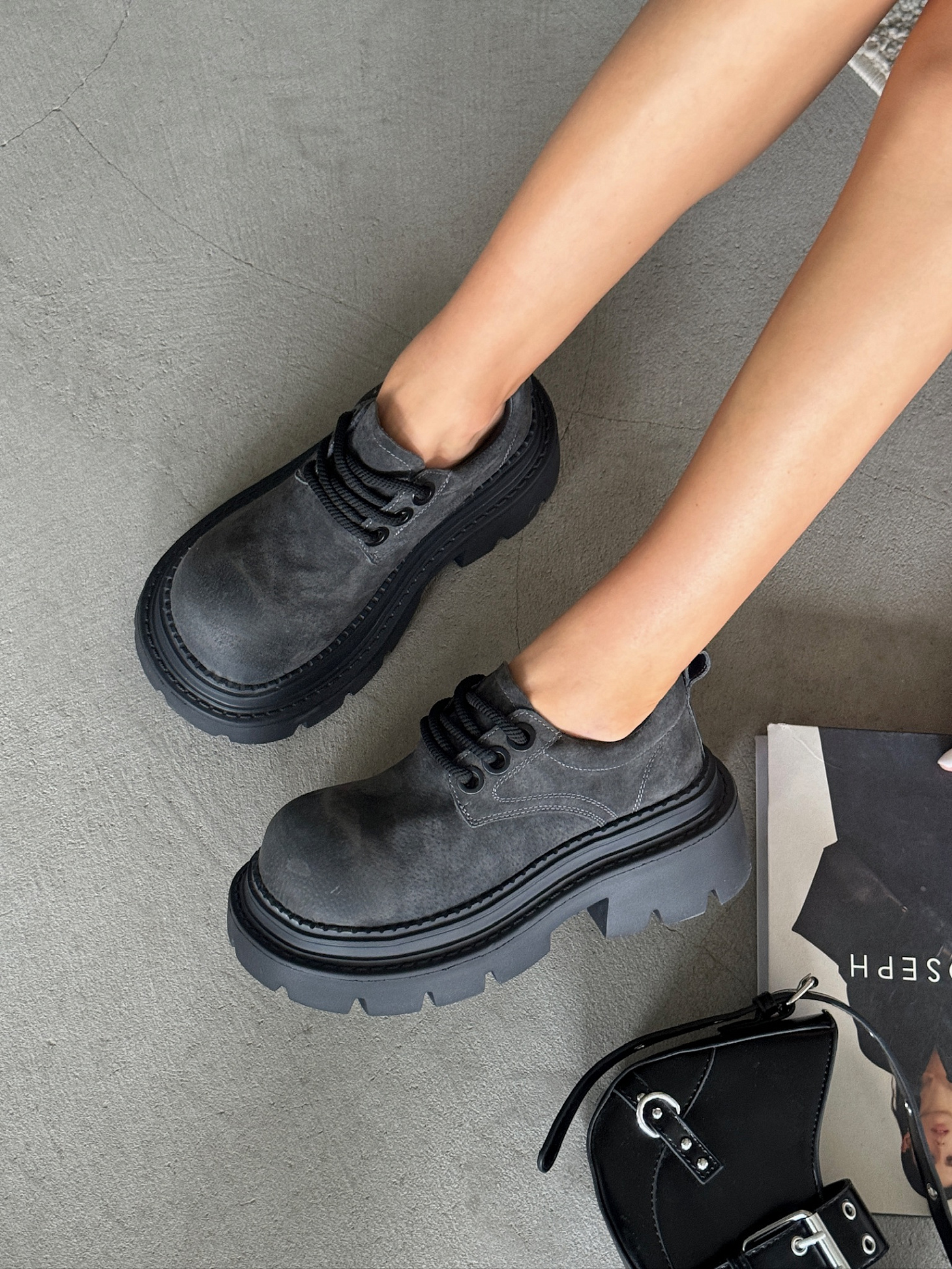 Ботинки женские натуральная замша