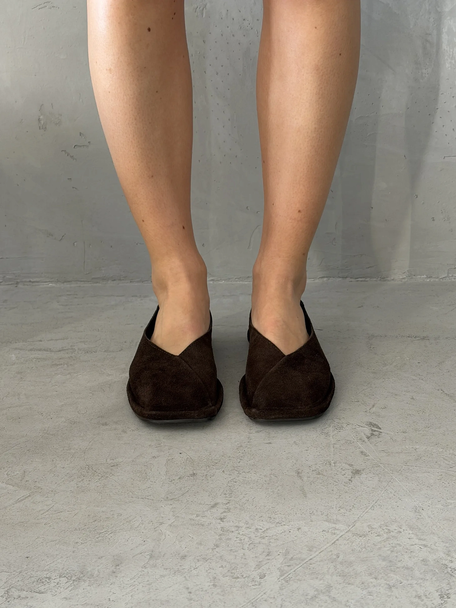 Балетки женские летние натуральная замша