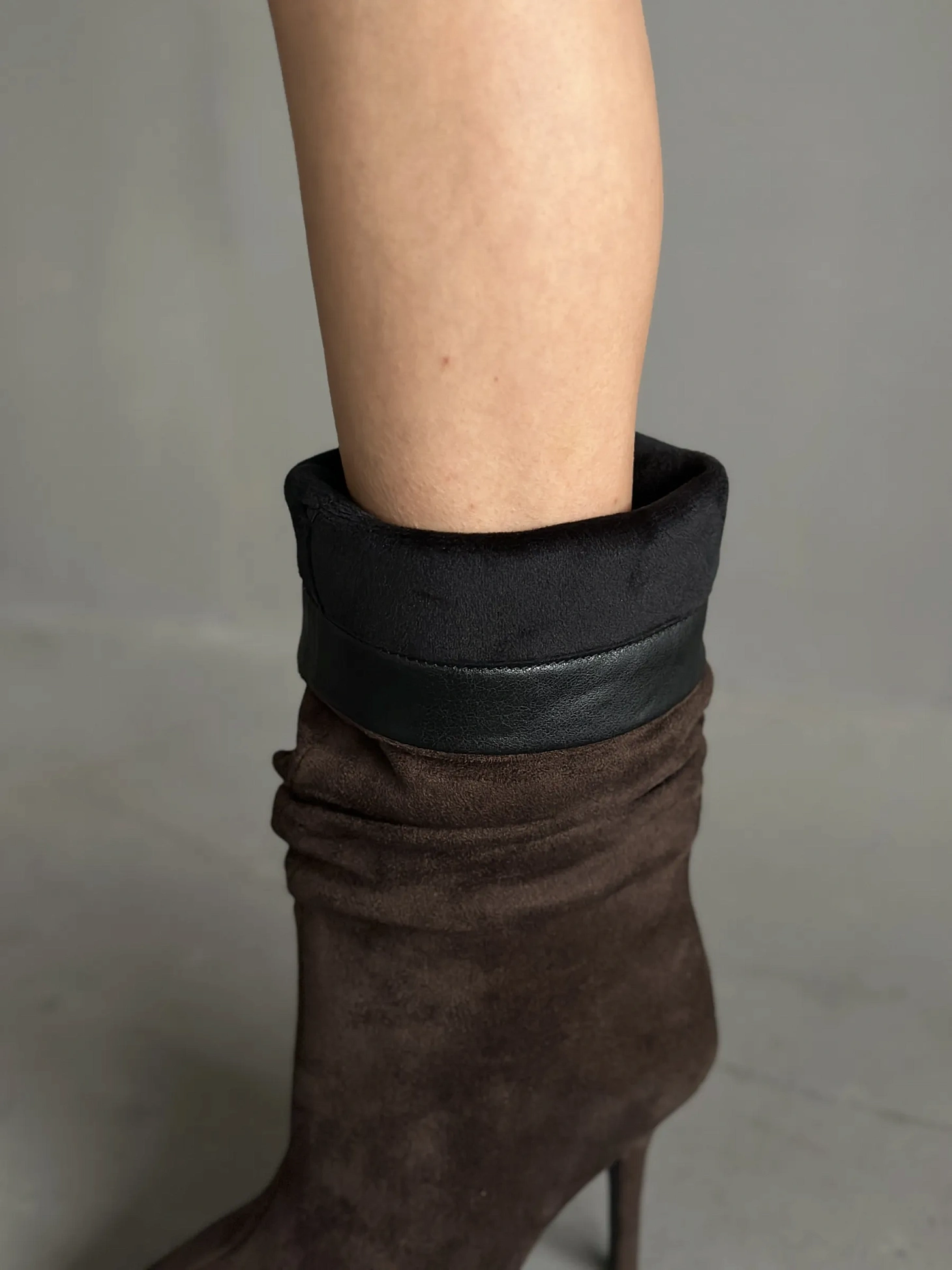 Сапоги женские демисезонные на каблуке весенние