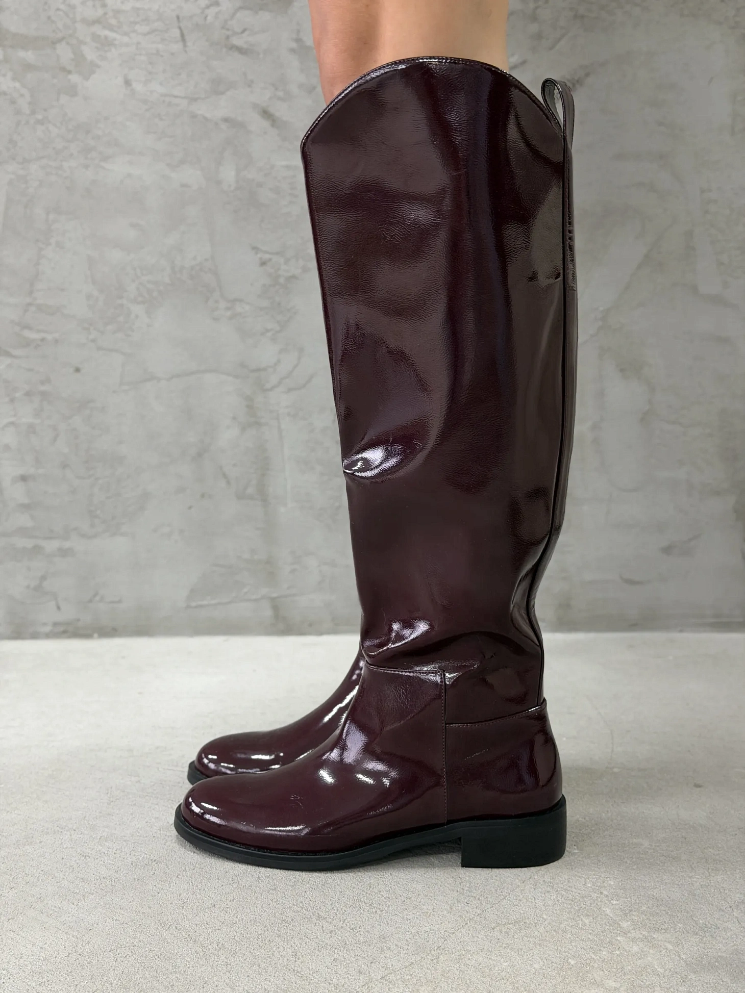 Сапоги женские экокожа