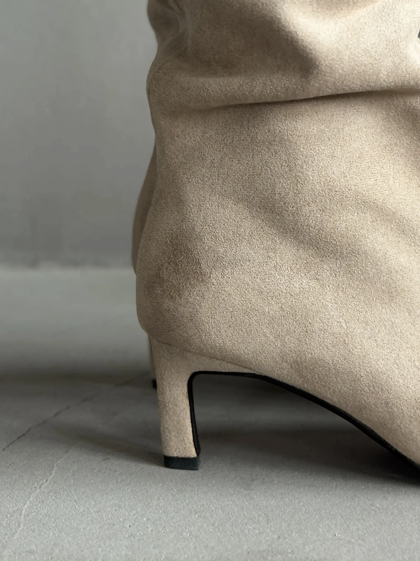 Сапоги женские экозамша