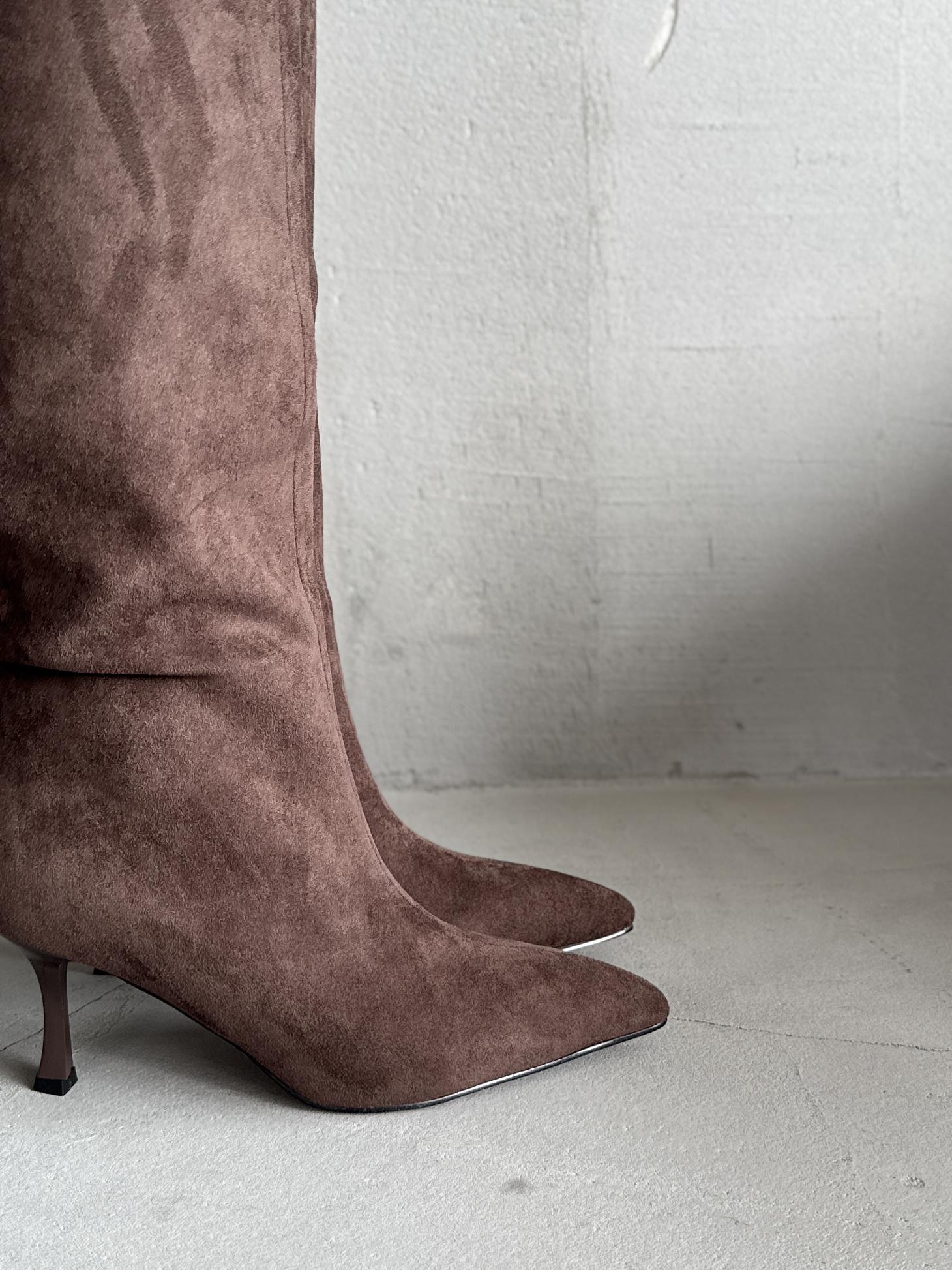 Сапоги женские экозамша