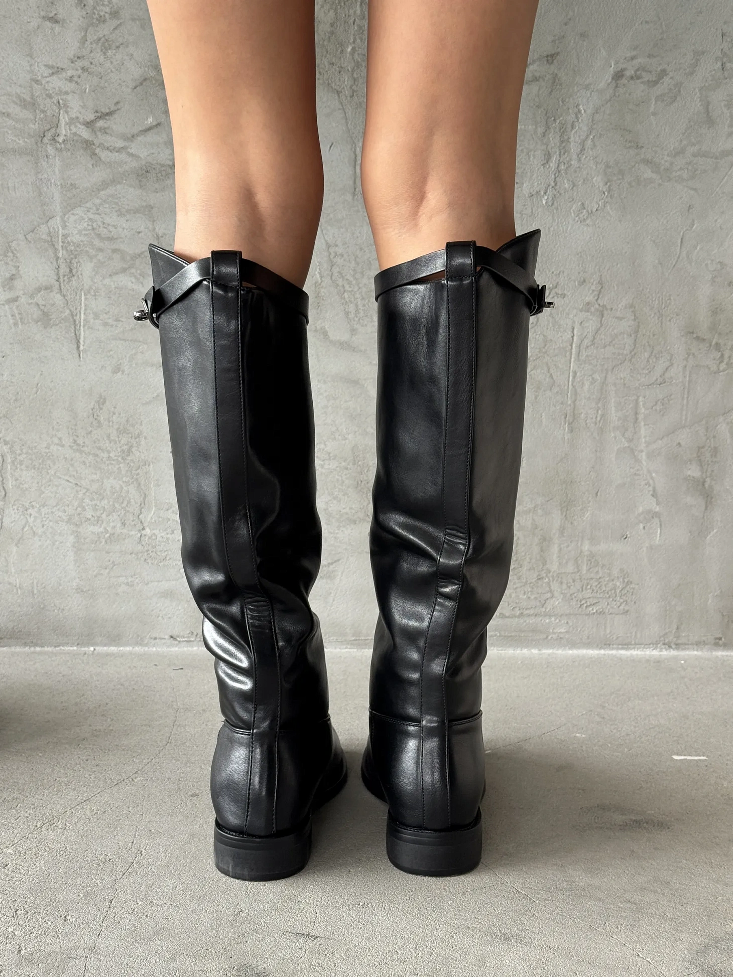 Сапоги женские экокожа еврошерсть