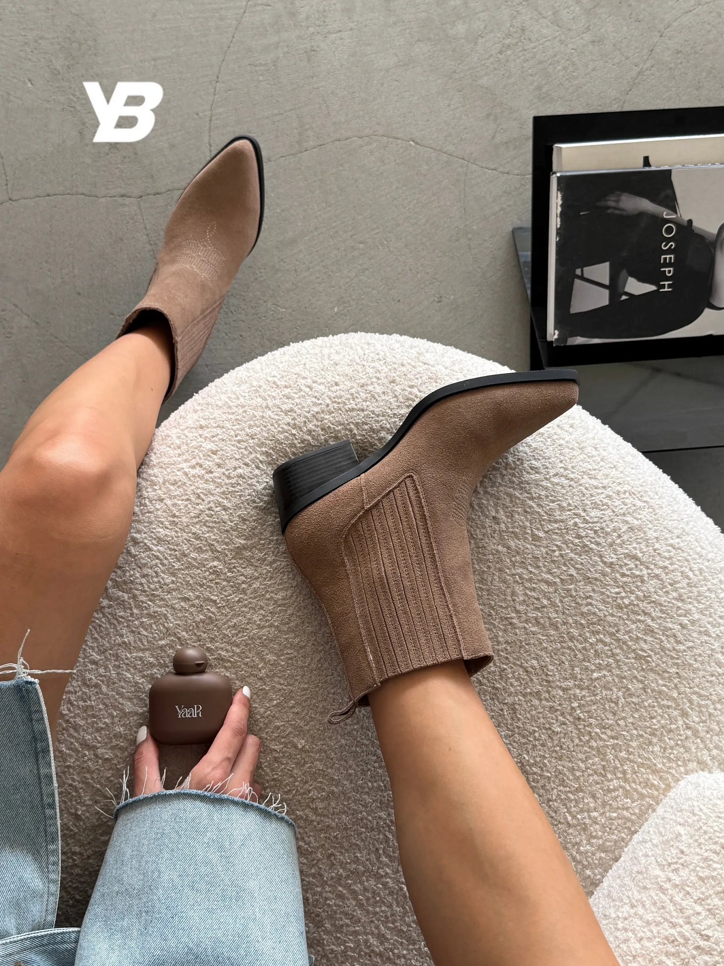 Казаки женские натуральная замша