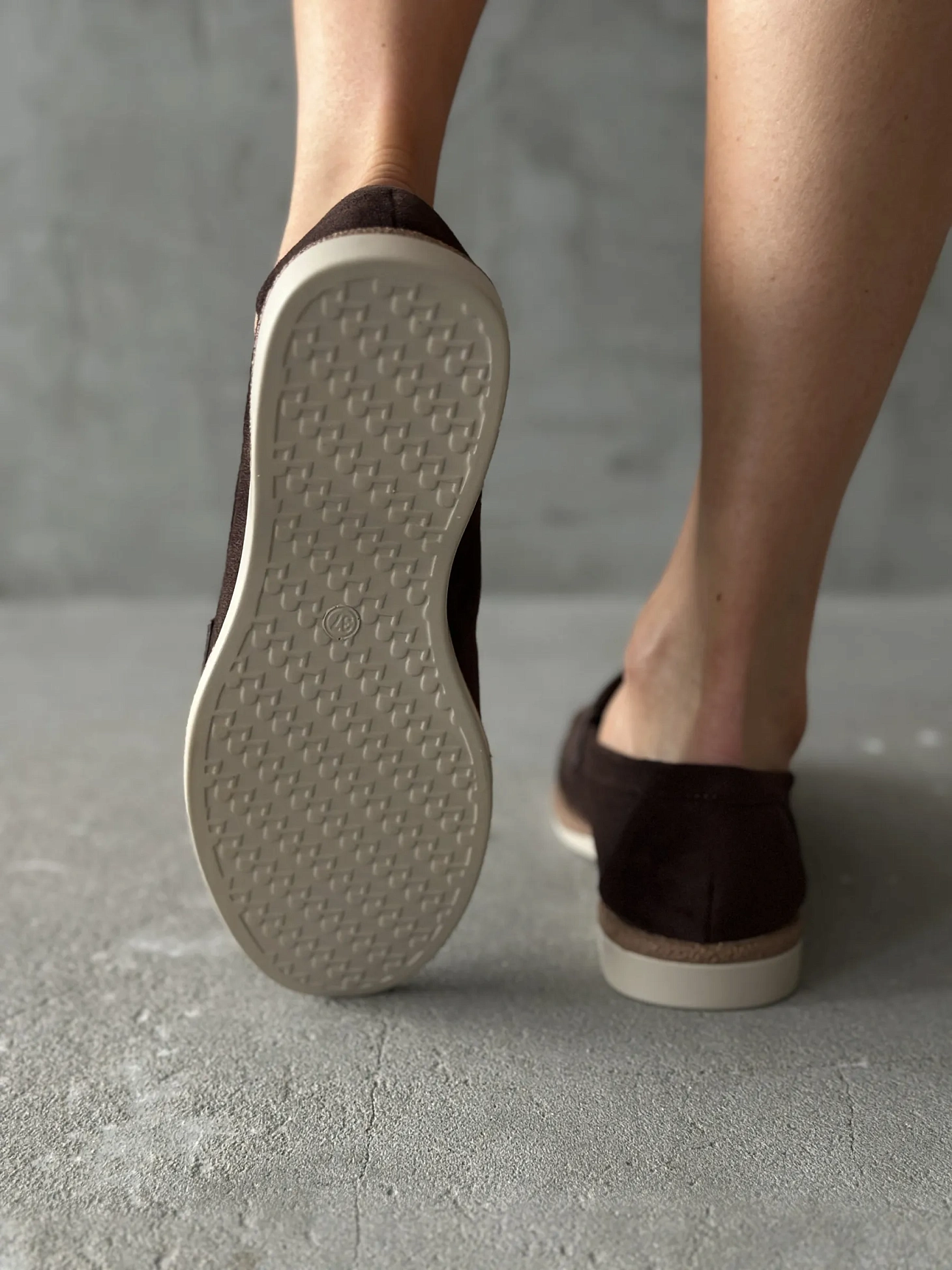 Лоферы на тонкой подошве