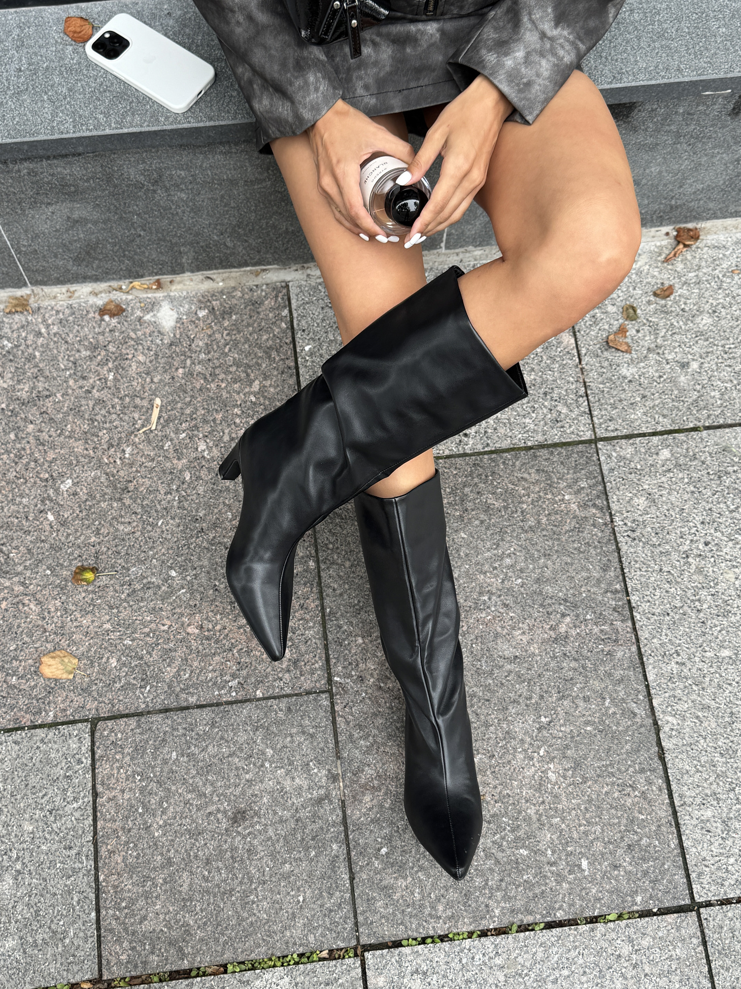 Сапоги женские экокожа